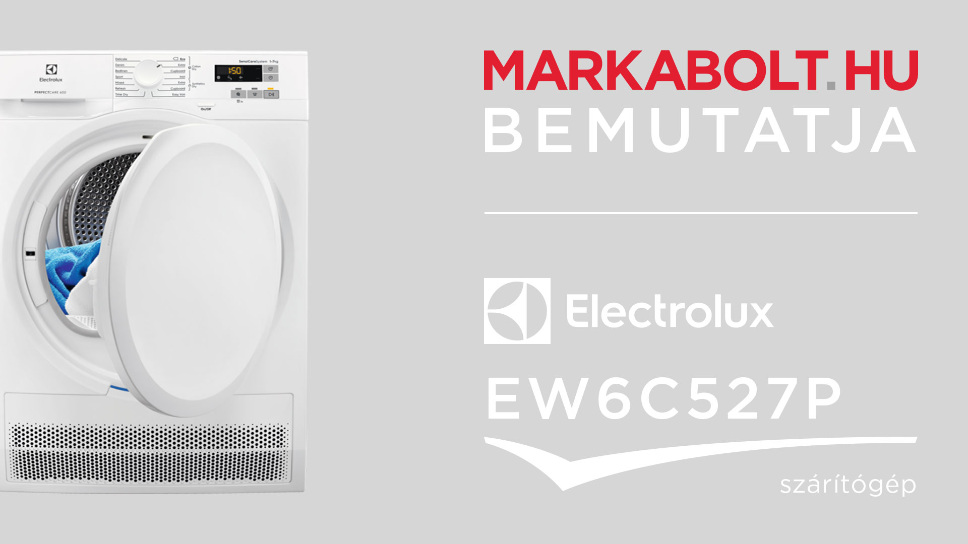 N&eacute;zd meg a Electrolux EW6C527P vide&oacute;j&aacute;t