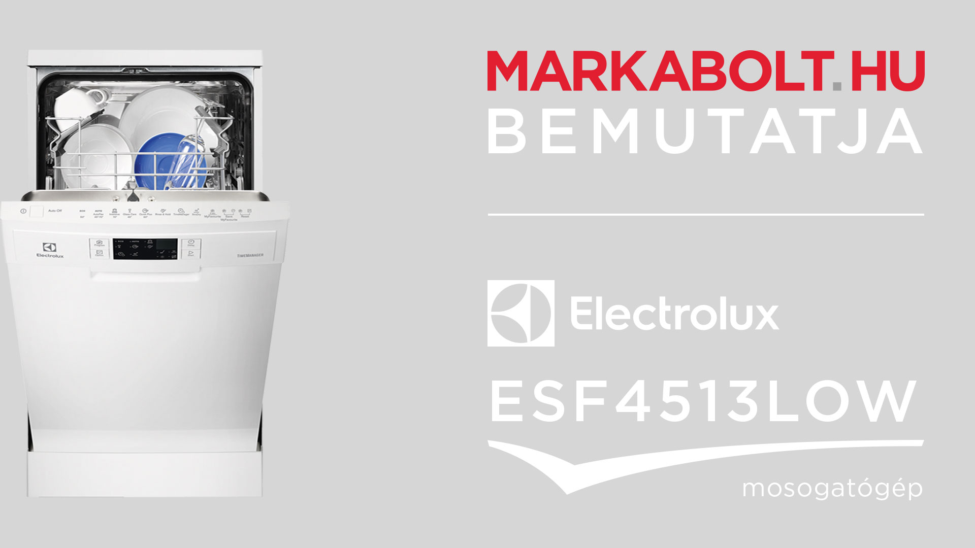 N&eacute;zd meg a Electrolux ESF4513LOW vide&oacute;j&aacute;t
