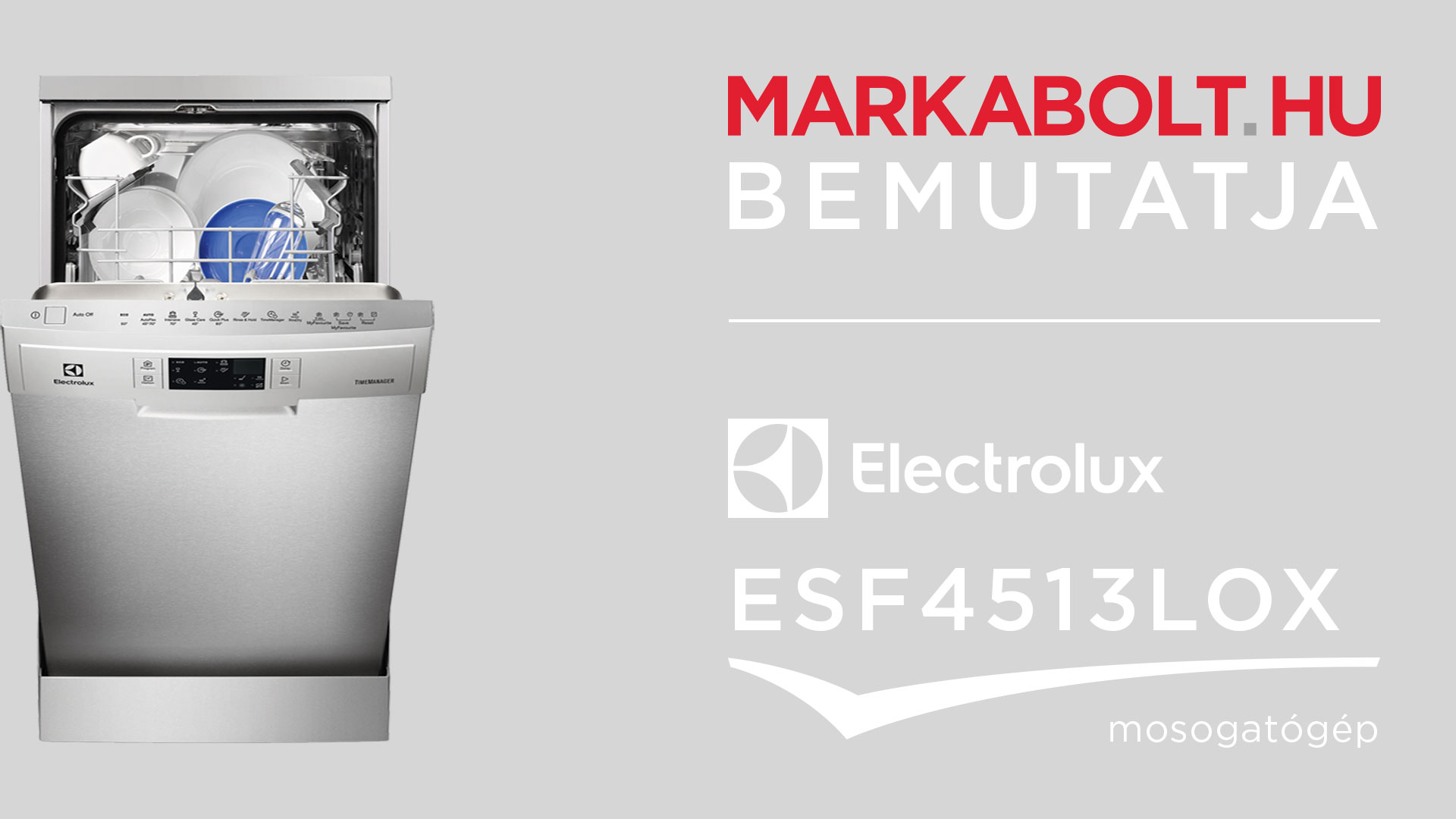 N&eacute;zd meg a Electrolux ESF4513LOX vide&oacute;j&aacute;t