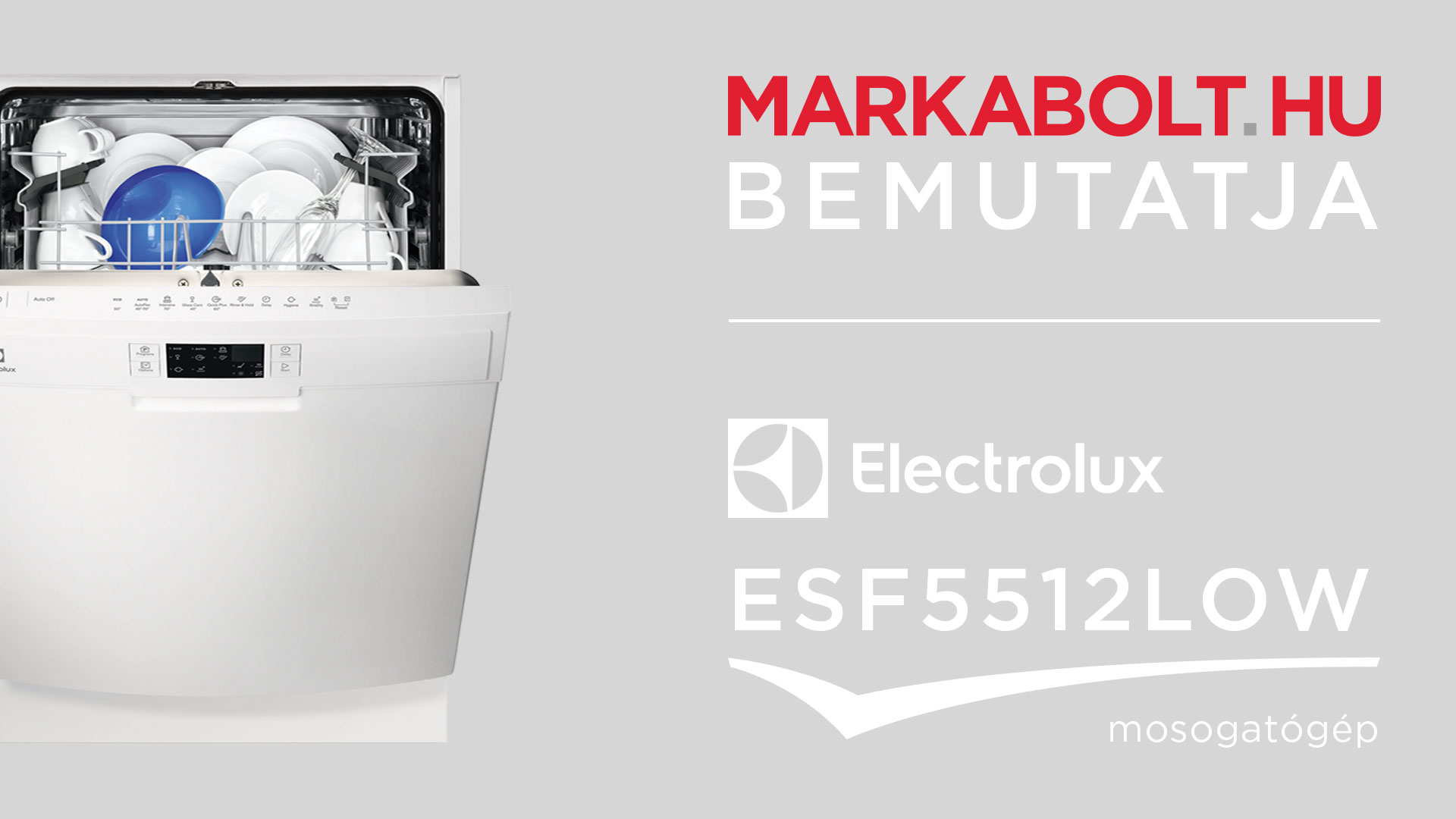 N&eacute;zd meg a Electrolux ESF5512LOW vide&oacute;j&aacute;t