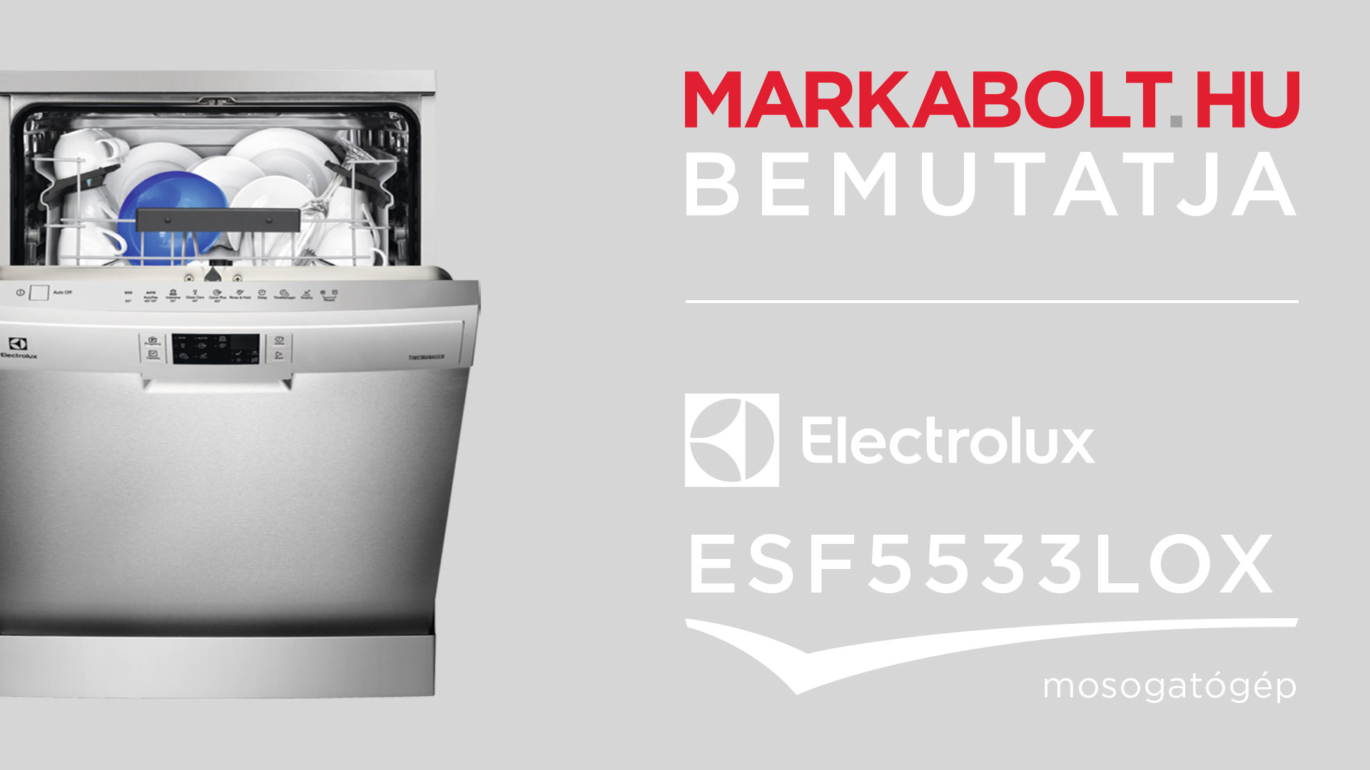 N&eacute;zd meg a Electrolux ESF5533LOX vide&oacute;j&aacute;t