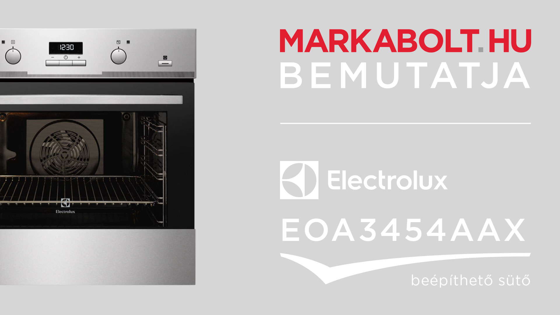 N&eacute;zd meg a Electrolux EOA3454AAX vide&oacute;j&aacute;t