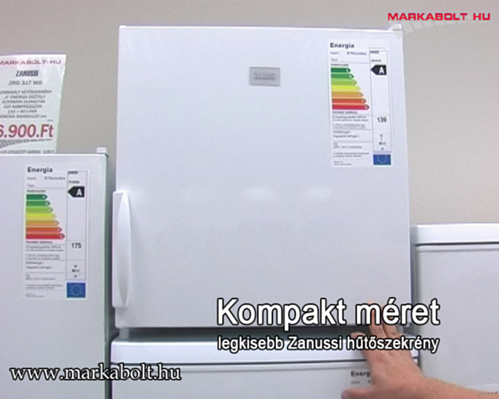 N&eacute;zd meg a Zanussi ZRX 307 W vide&oacute;j&aacute;t