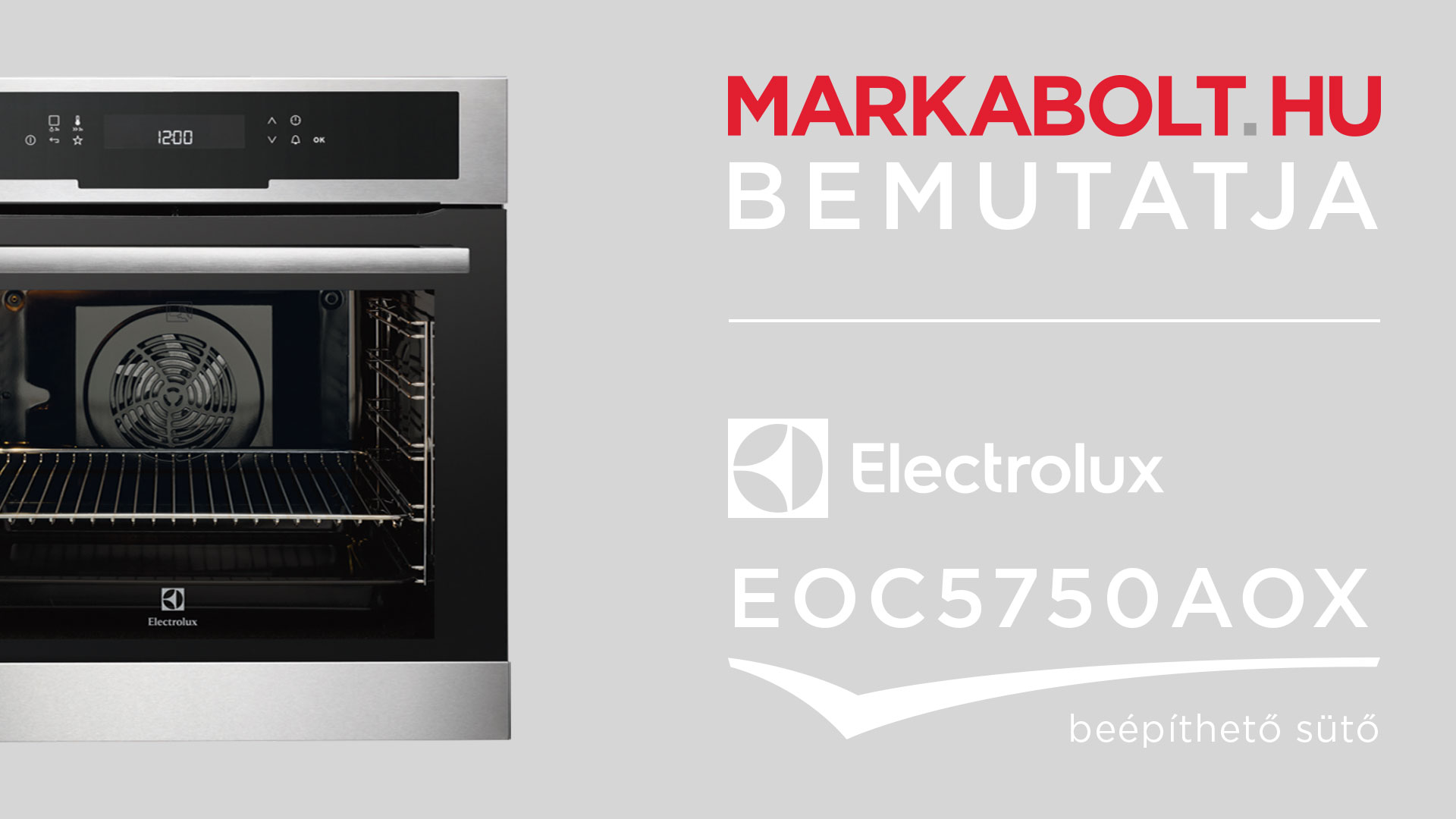 N&eacute;zd meg a Electrolux EOC5750AOX vide&oacute;j&aacute;t