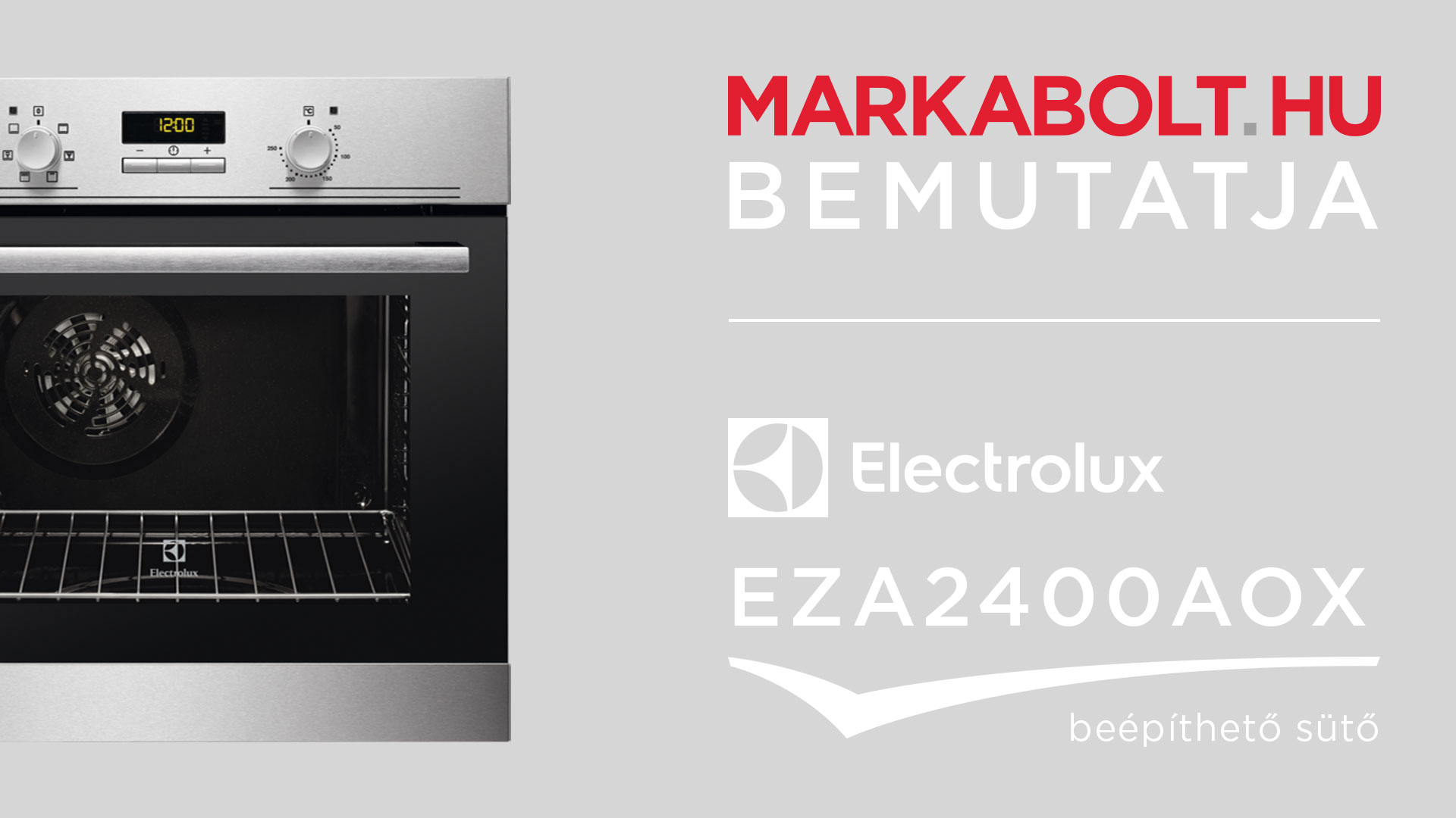 N&eacute;zd meg a Electrolux EZA2400AOX vide&oacute;j&aacute;t