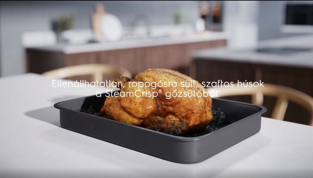 N&eacute;zd meg a s&uuml;tő steamcrisp funkci&oacute;t bemutat&oacute; vide&oacute;j&aacute;t