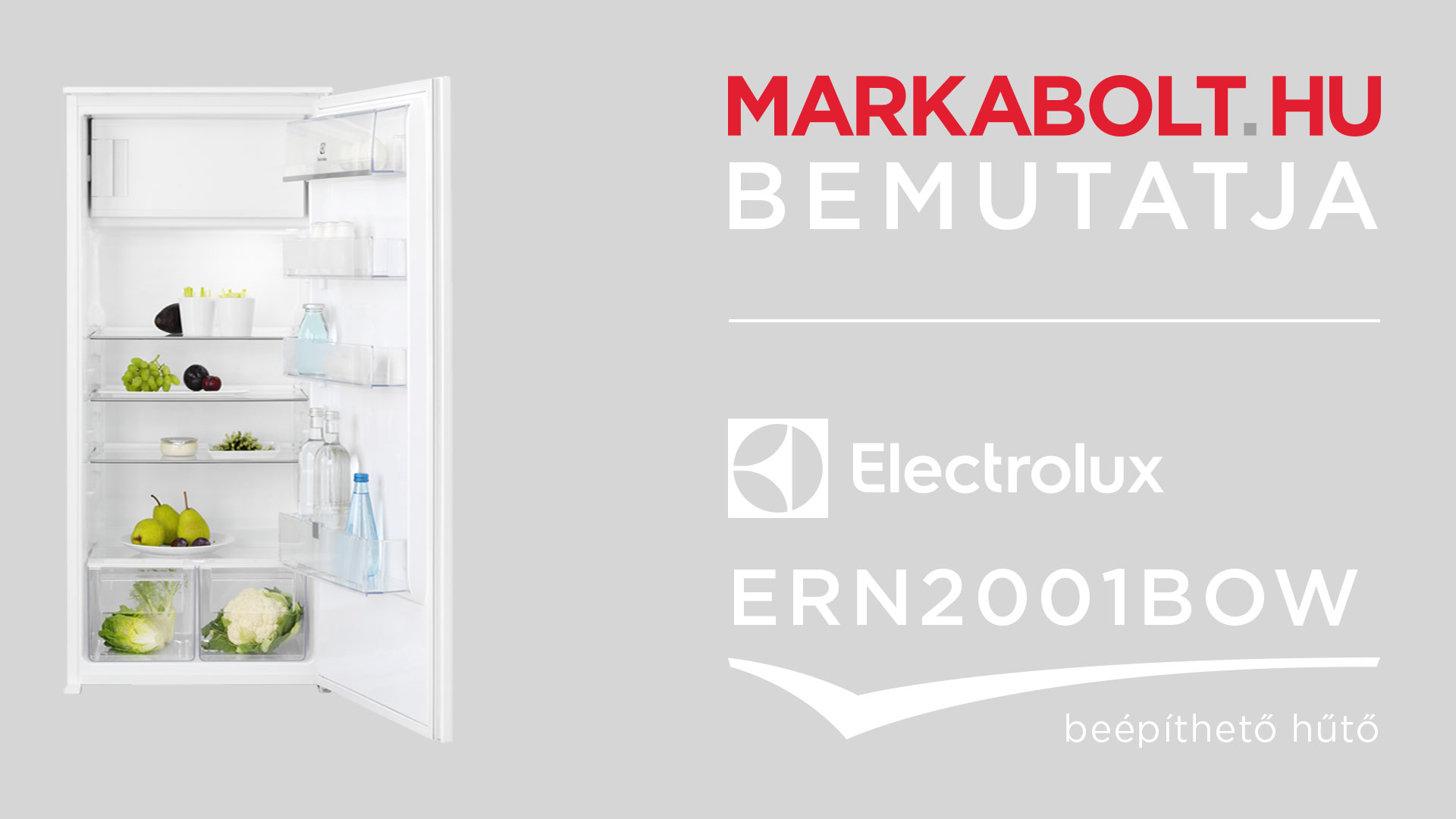 N&eacute;zd meg a Electrolux ERN2001BOW vide&oacute;j&aacute;t
