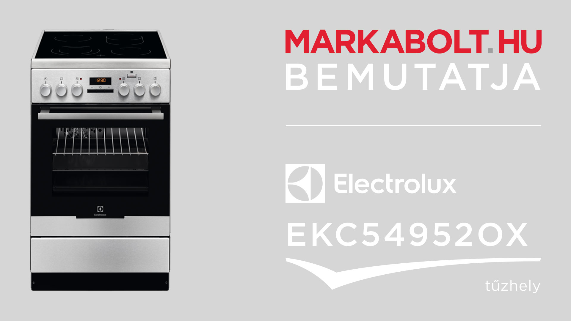N&eacute;zd meg a Electrolux EKC54952OX vide&oacute;j&aacute;t