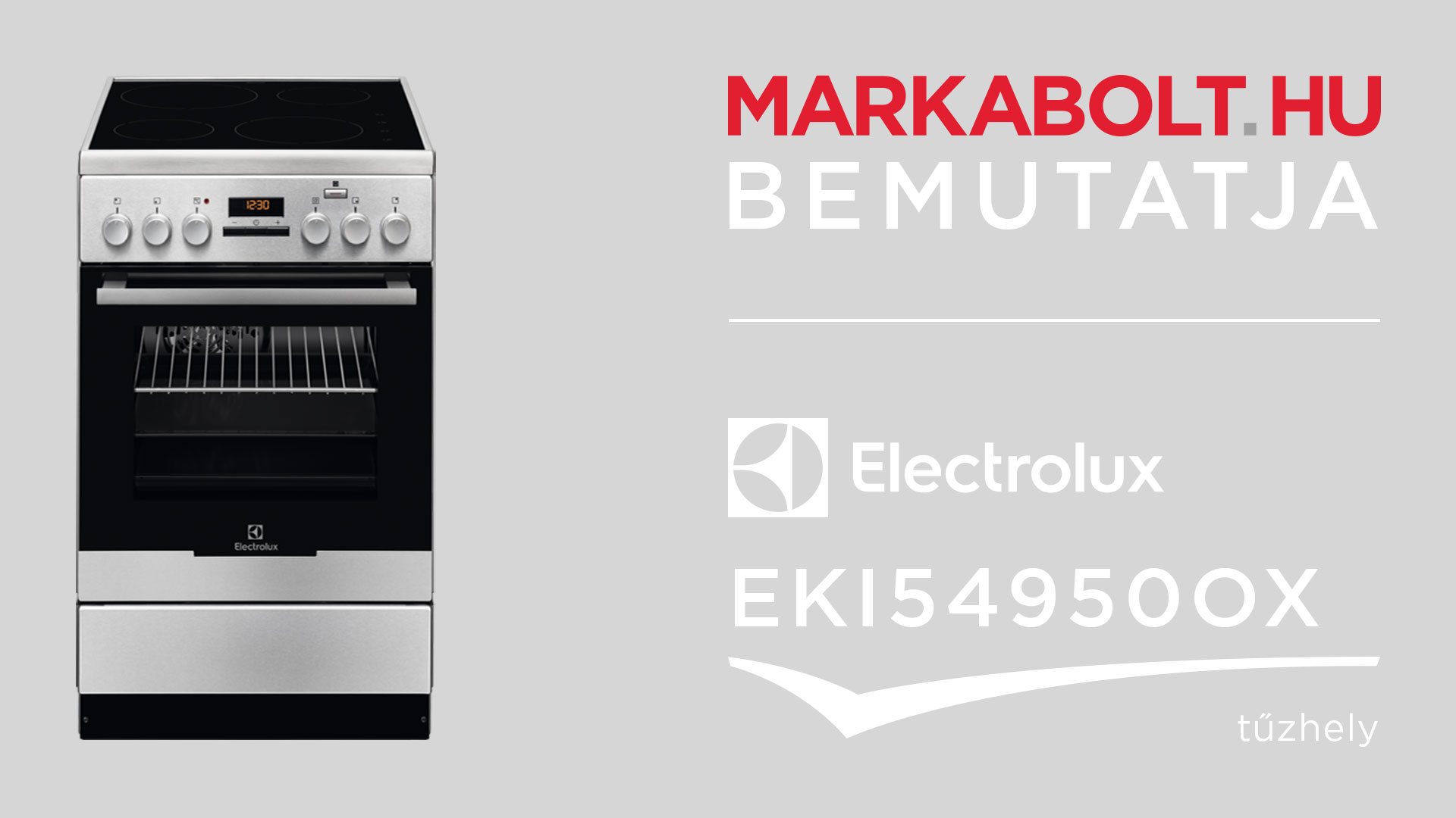 N&eacute;zd meg a Electrolux EKI54950OX vide&oacute;j&aacute;t
