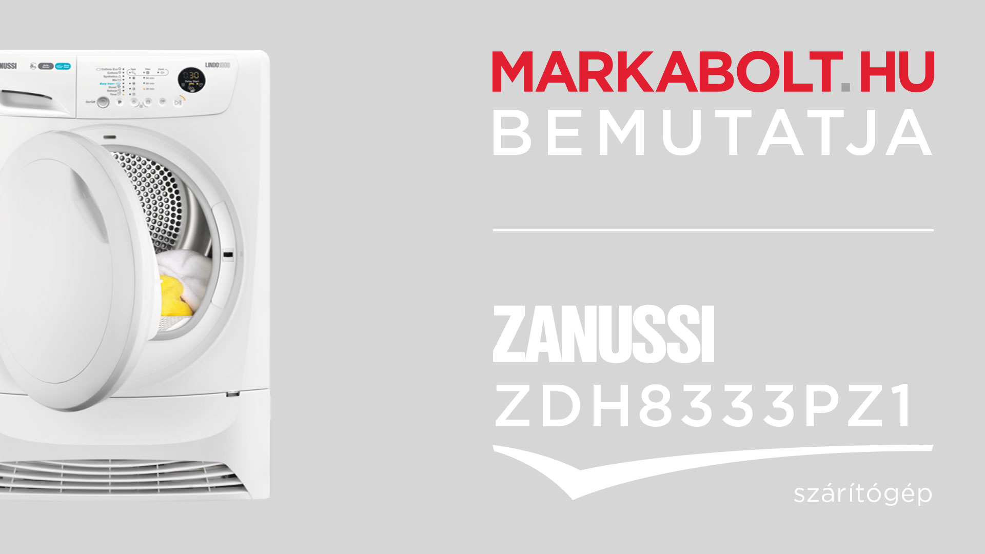 N&eacute;zd meg a Zanussi ZDH8333PZ1 vide&oacute;j&aacute;t