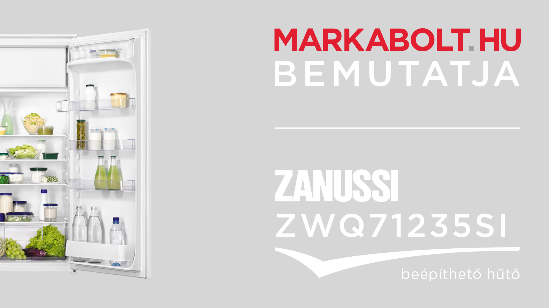 N&eacute;zd meg a Zanussi ZBA22422SA vide&oacute;j&aacute;t