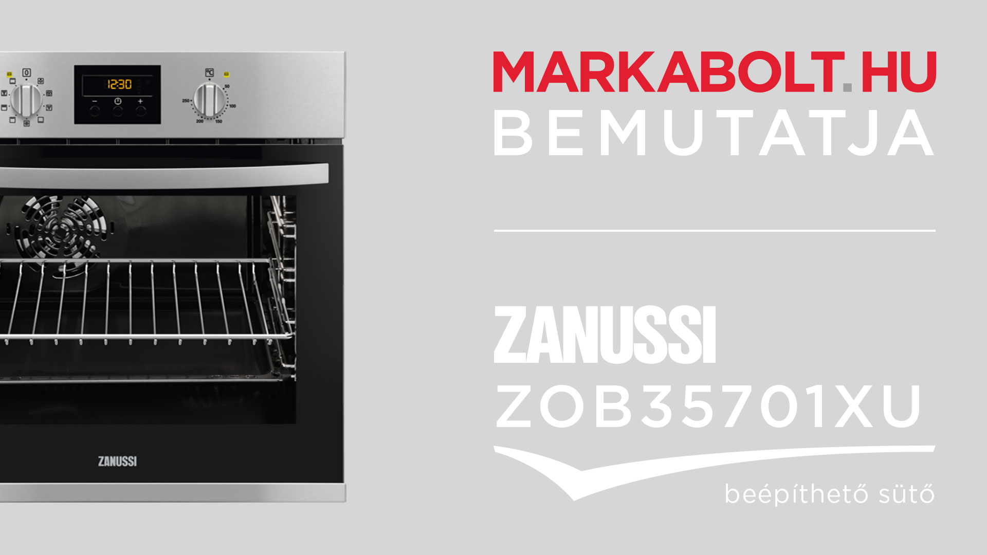 N&eacute;zd meg a Zanussi ZOB35701XU vide&oacute;j&aacute;t