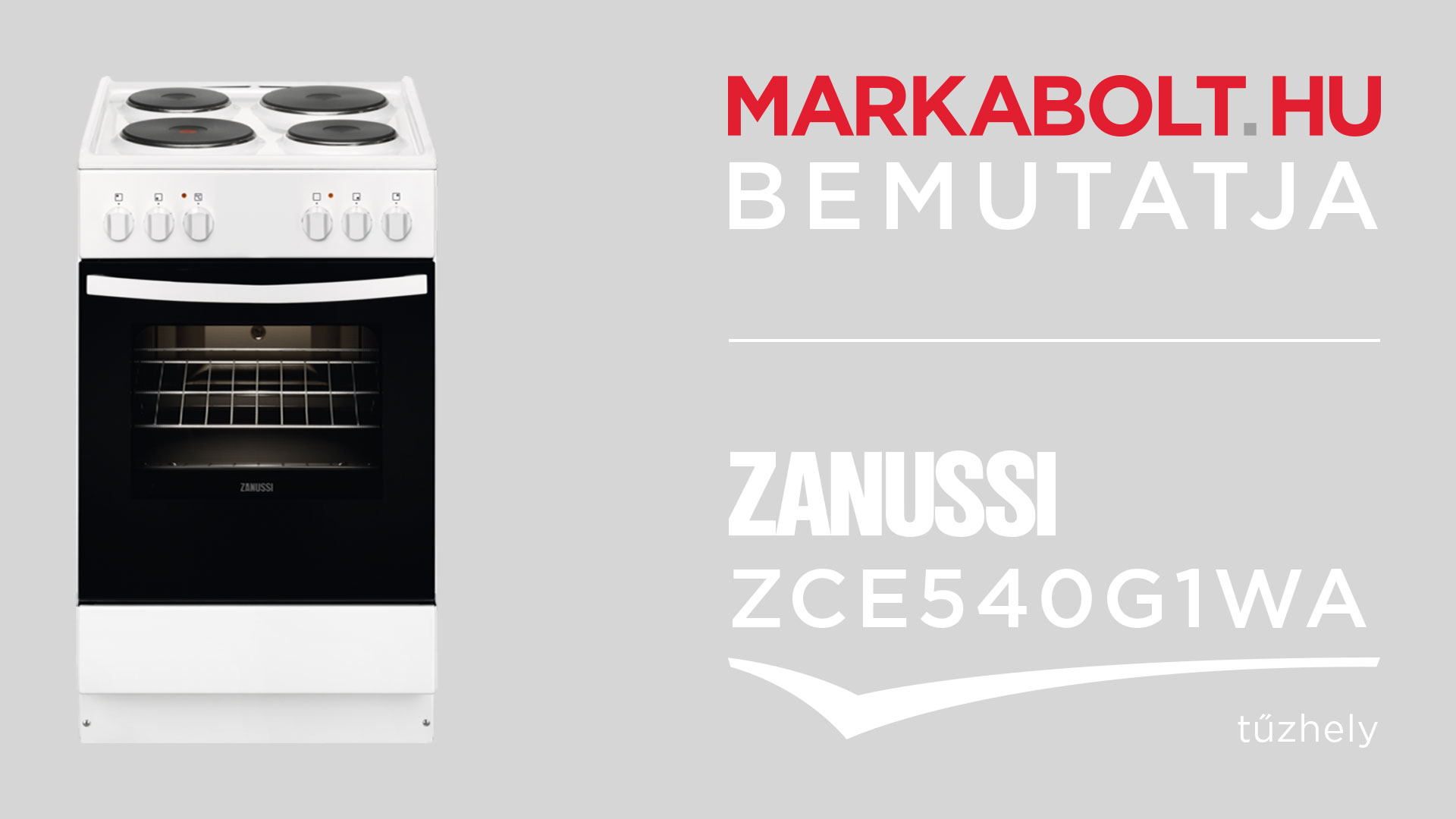 N&eacute;zd meg a Zanussi ZCE540G1WA vide&oacute;j&aacute;t