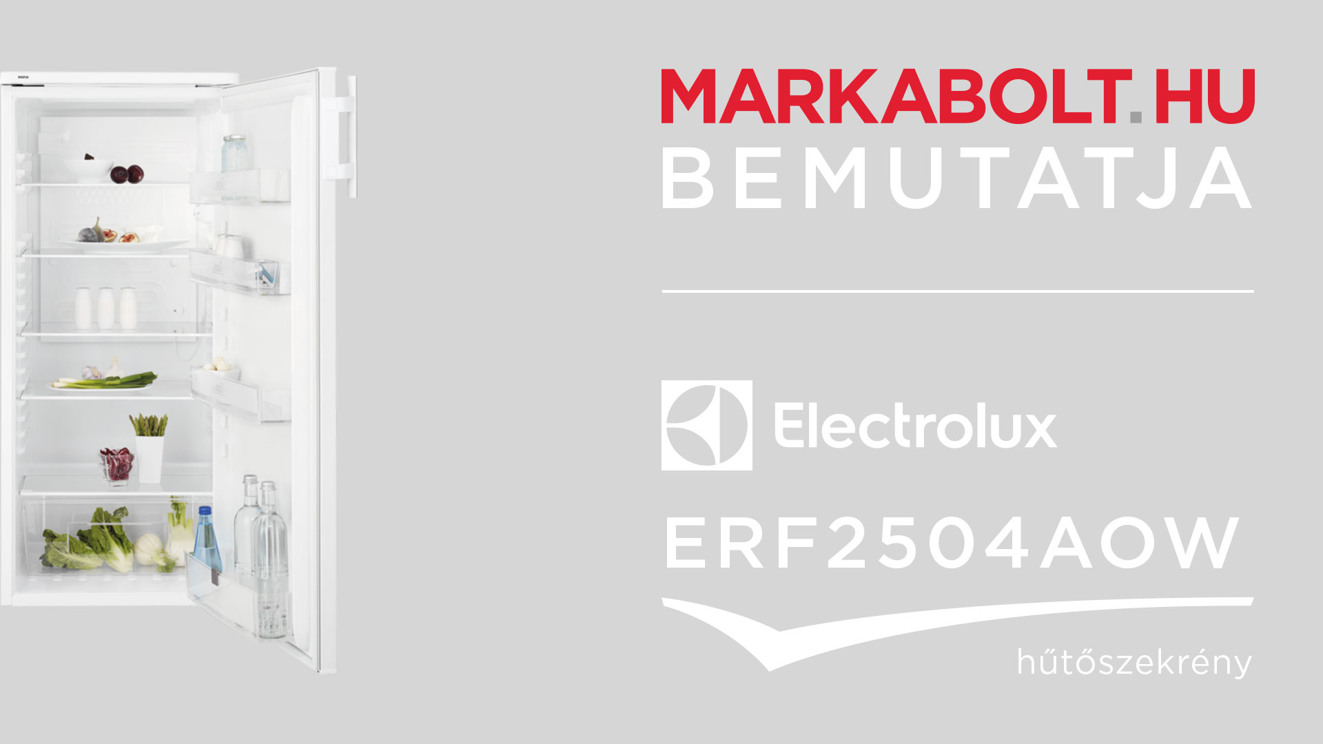 N&eacute;zd meg a Electrolux ERF2504AOW vide&oacute;j&aacute;t