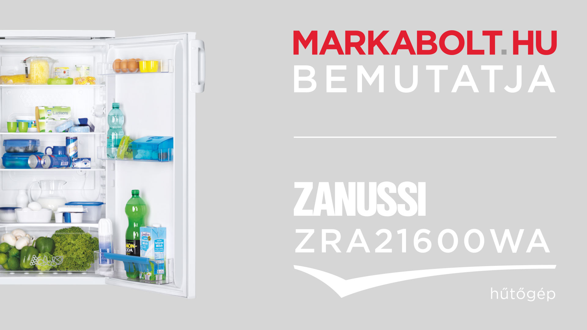 N&eacute;zd meg a Zanussi ZRA 21600 WA vide&oacute;j&aacute;t