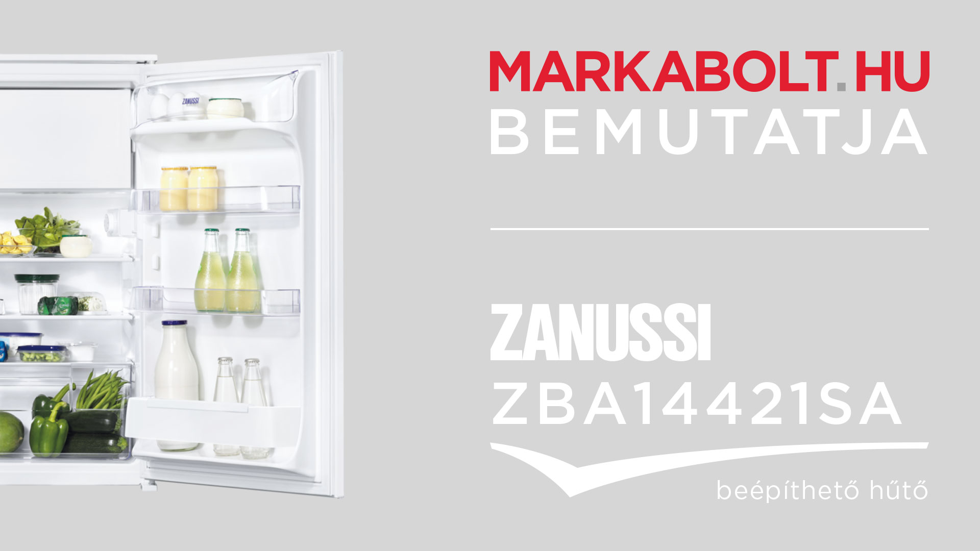 N&eacute;zd meg a Zanussi ZBA 14421 SA vide&oacute;j&aacute;t