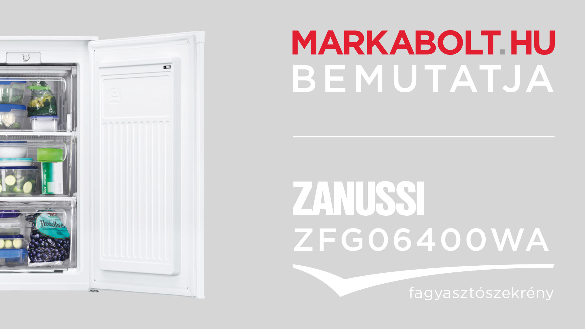 N&eacute;zd meg a Zanussi ZFG 06400 WA vide&oacute;j&aacute;t