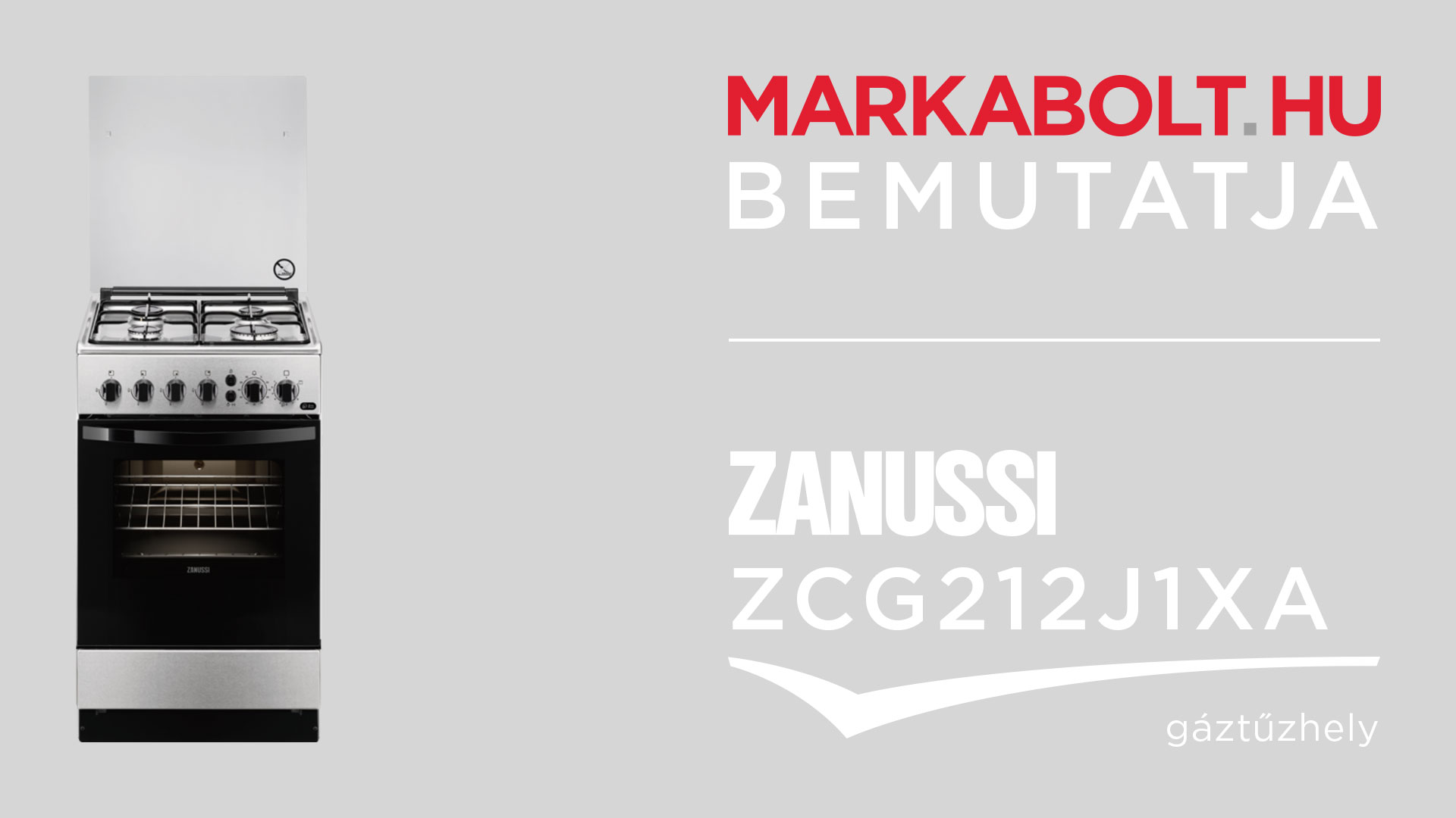 N&eacute;zd meg a Zanussi ZCG212J1XA vide&oacute;j&aacute;t