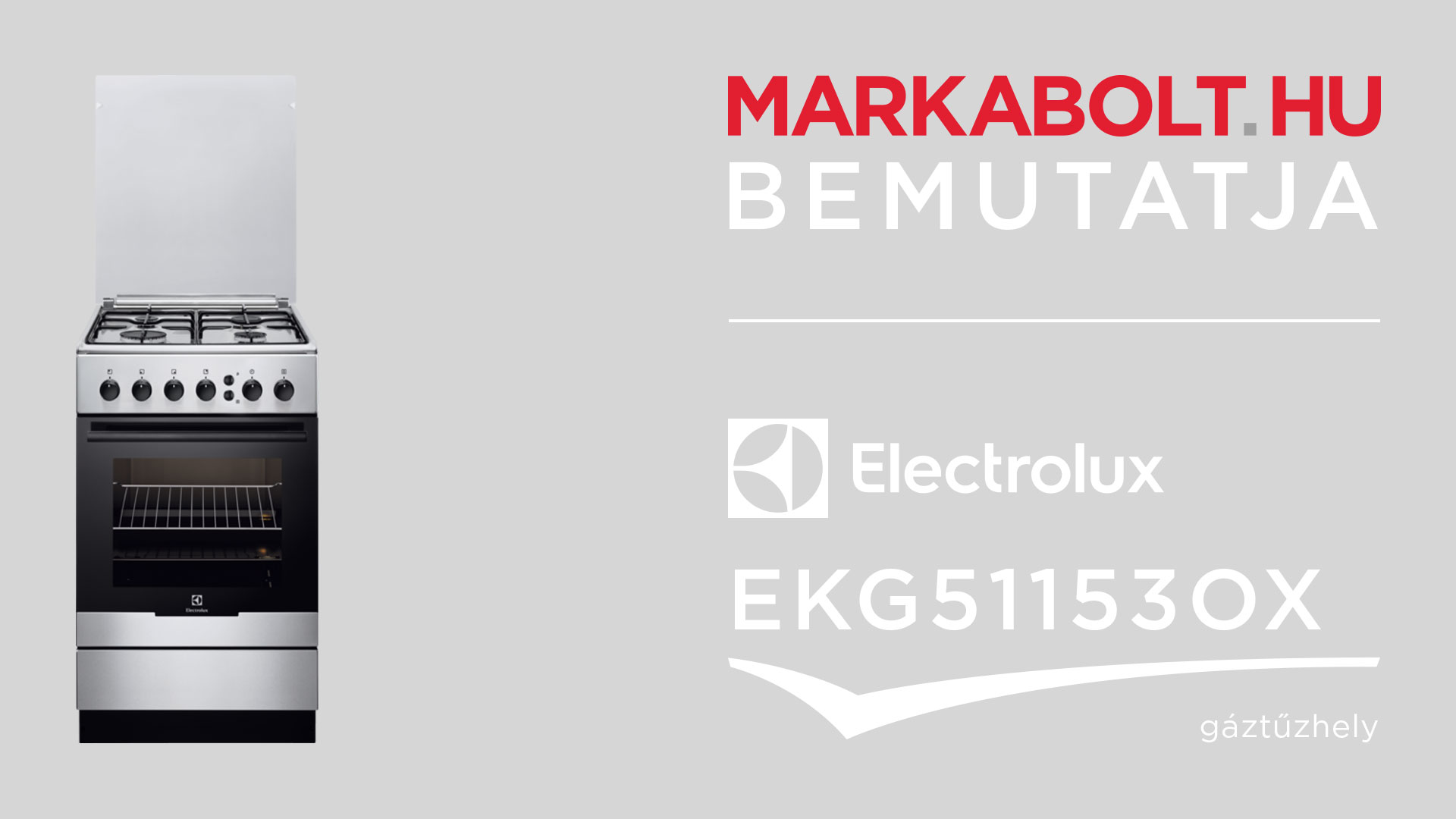 N&eacute;zd meg a Electrolux EKG51153OX vide&oacute;j&aacute;t