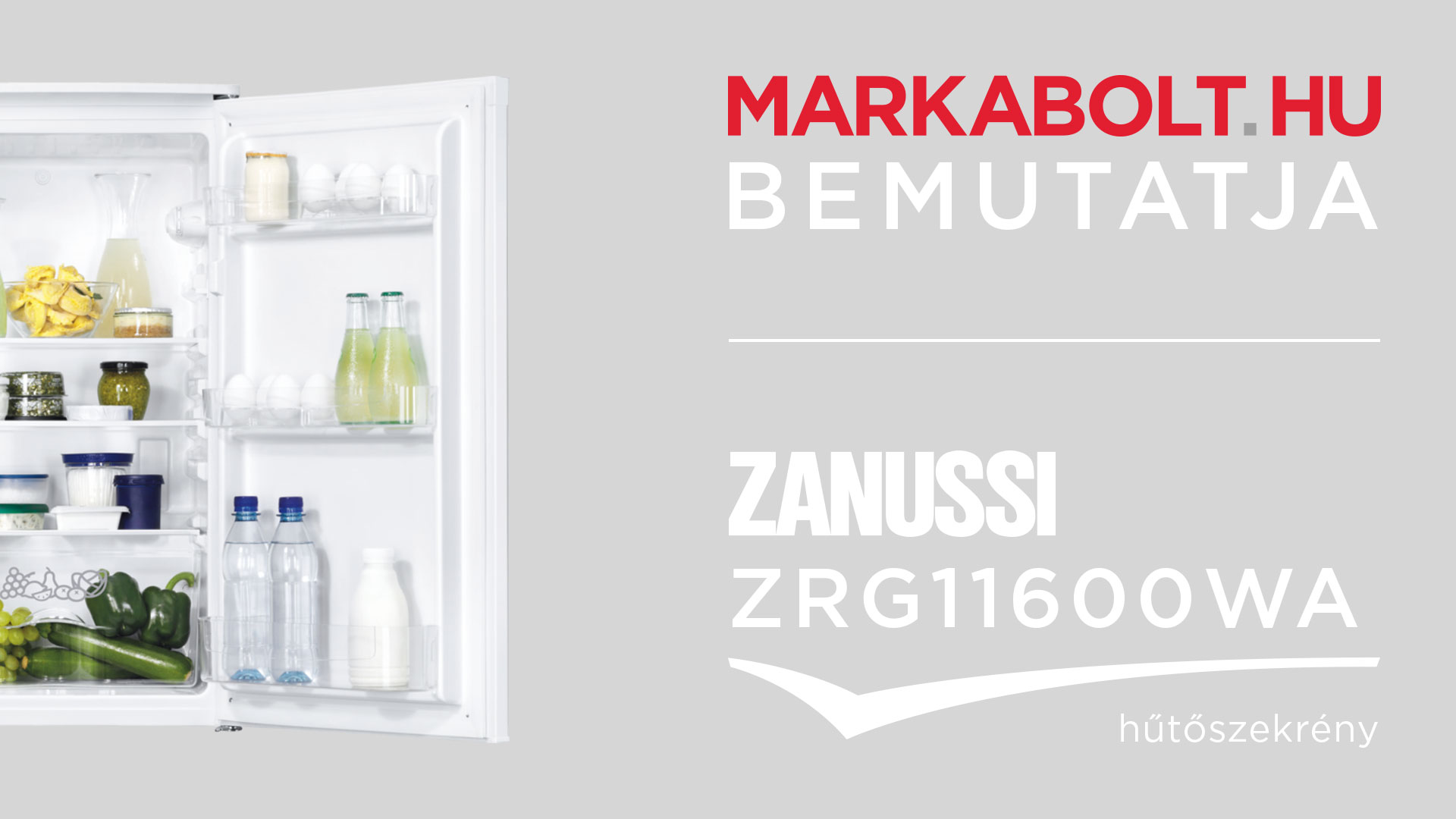 N&eacute;zd meg a Zanussi ZRG 11600 WA vide&oacute;j&aacute;t
