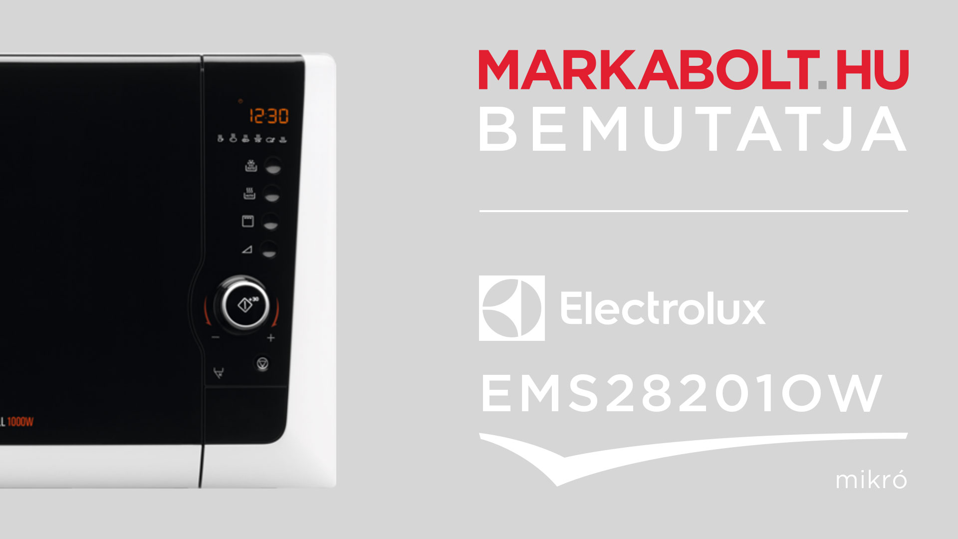 N&eacute;zd meg a Electrolux EMS 28201 OW vide&oacute;j&aacute;t