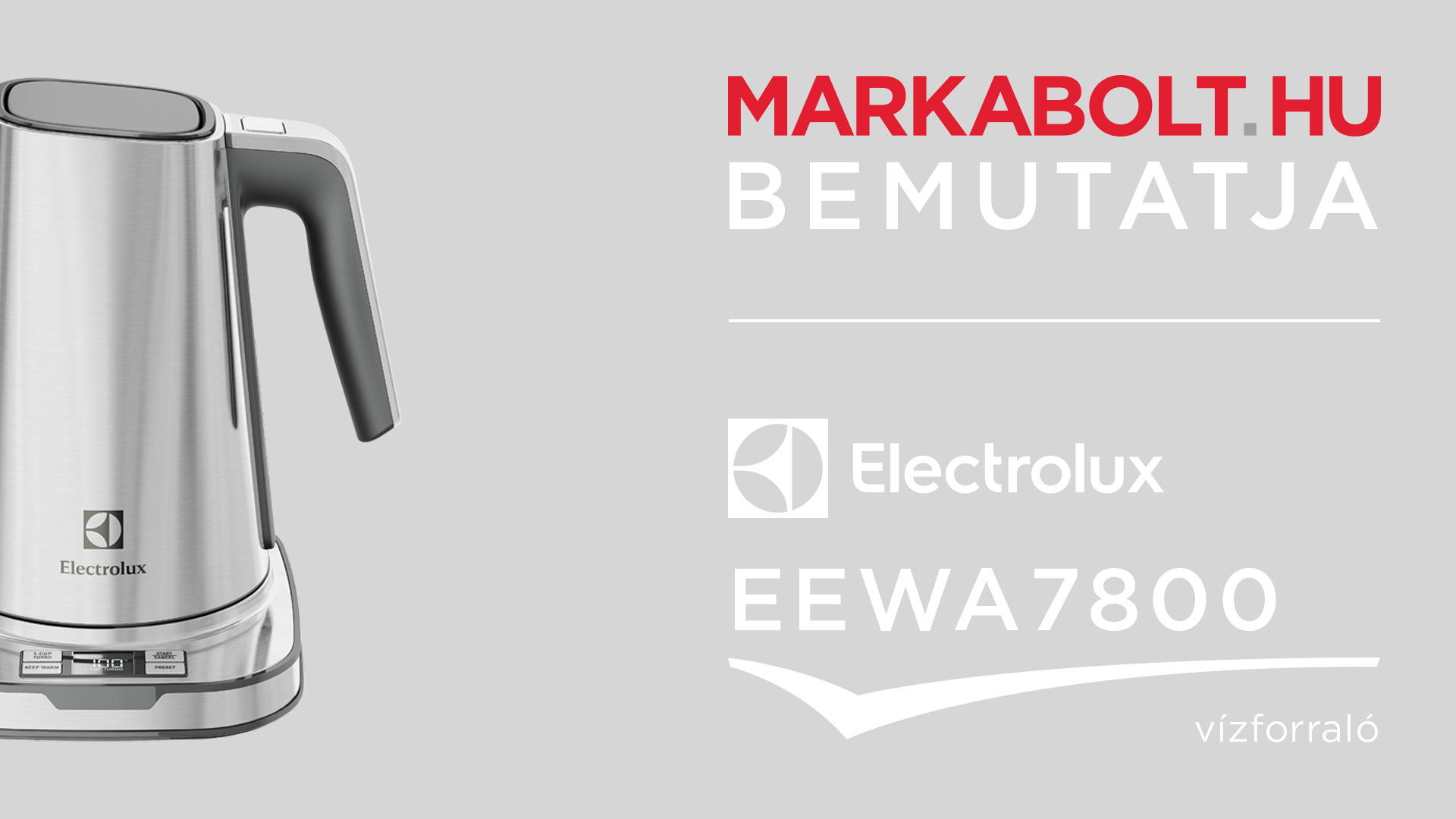 N&eacute;zd meg a Electrolux EEWA7800 vide&oacute;j&aacute;t
