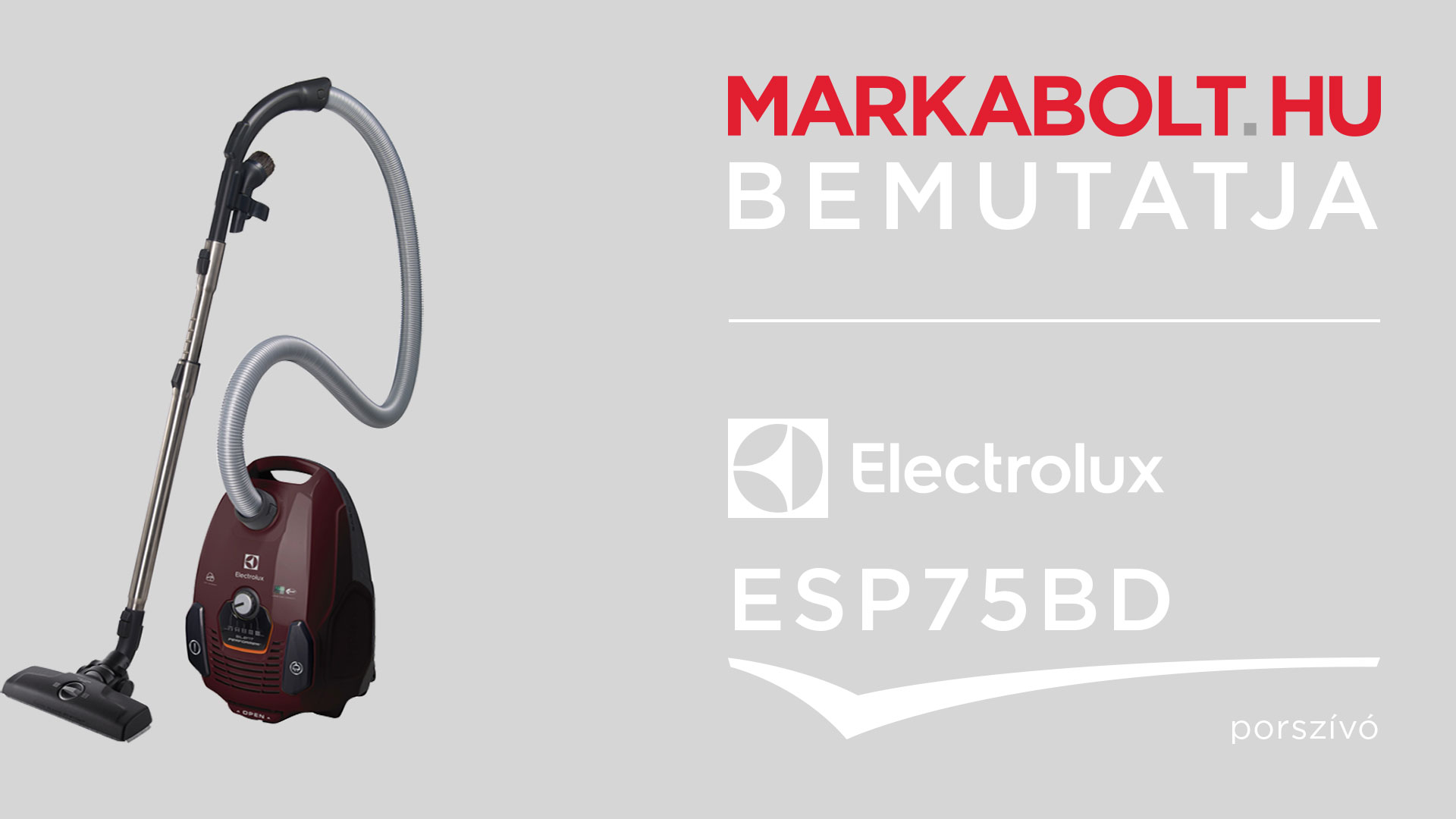N&eacute;zd meg a Electrolux ESP75BD vide&oacute;j&aacute;t