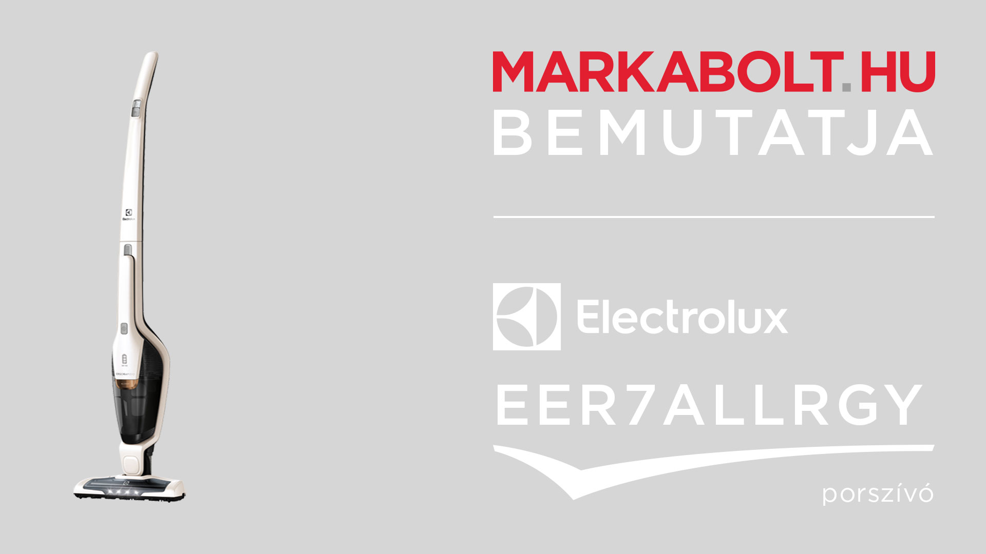 N&eacute;zd meg a Electrolux EER7ALLRGY vide&oacute;j&aacute;t