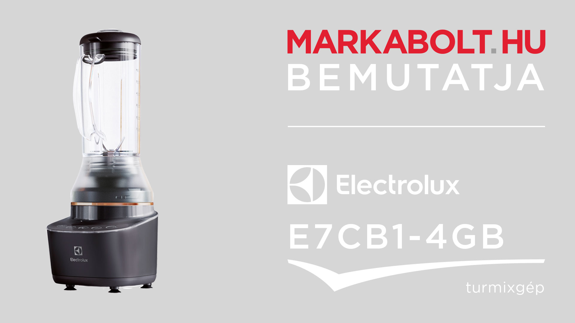 N&eacute;zd meg a Electrolux E7CB1-4GB vide&oacute;j&aacute;t