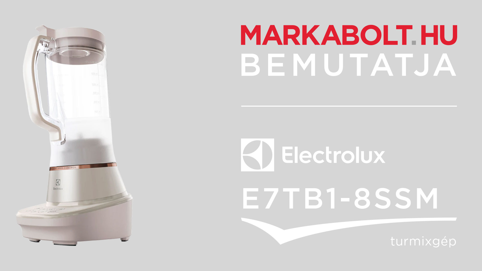 N&eacute;zd meg a Electrolux E7TB1-8SSM vide&oacute;j&aacute;t