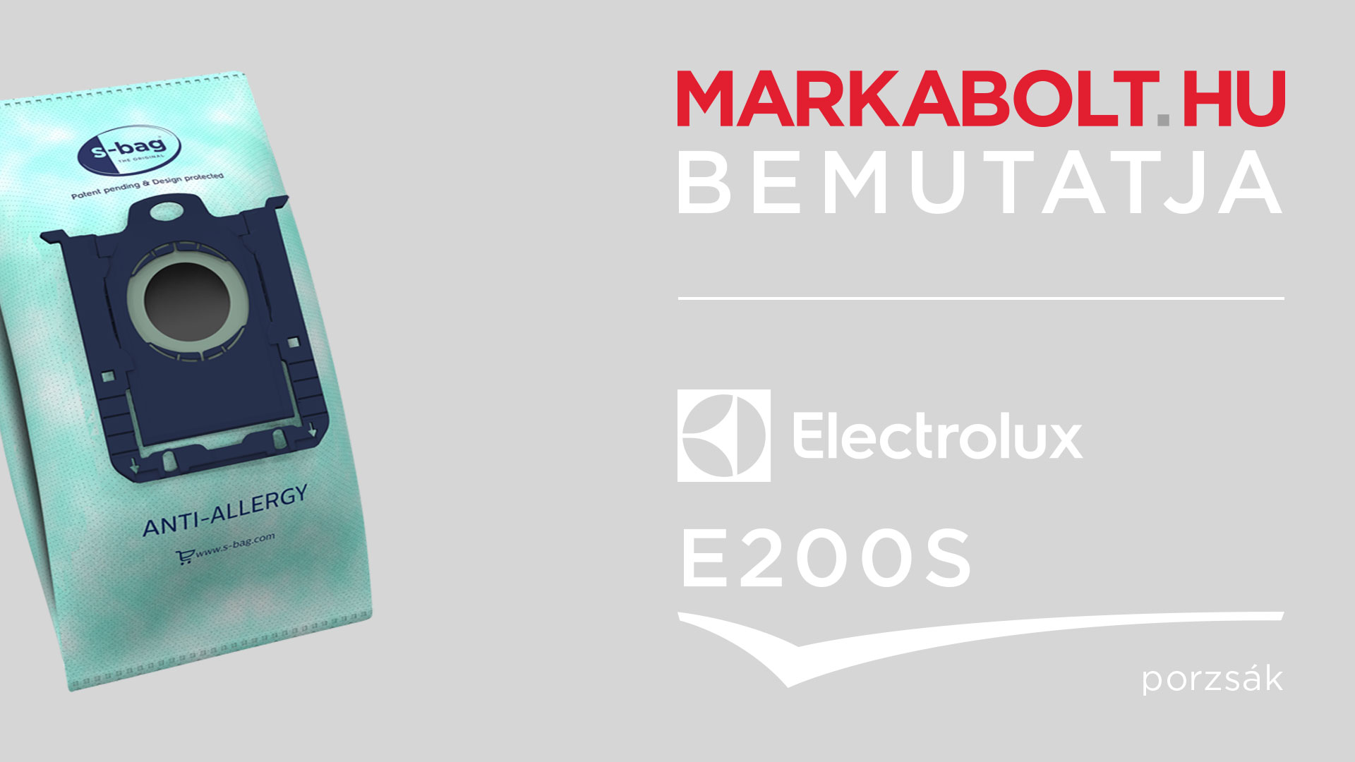 N&eacute;zd meg a Electrolux E206S vide&oacute;j&aacute;t