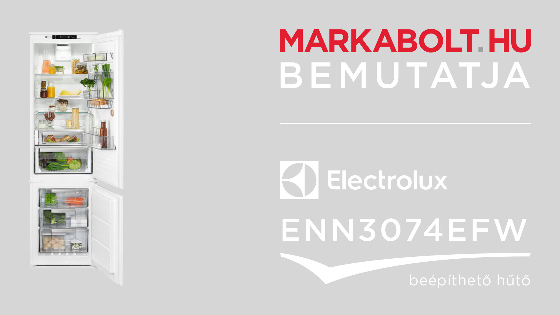 N&eacute;zd meg a Electrolux ENN3074EFW vide&oacute;j&aacute;t