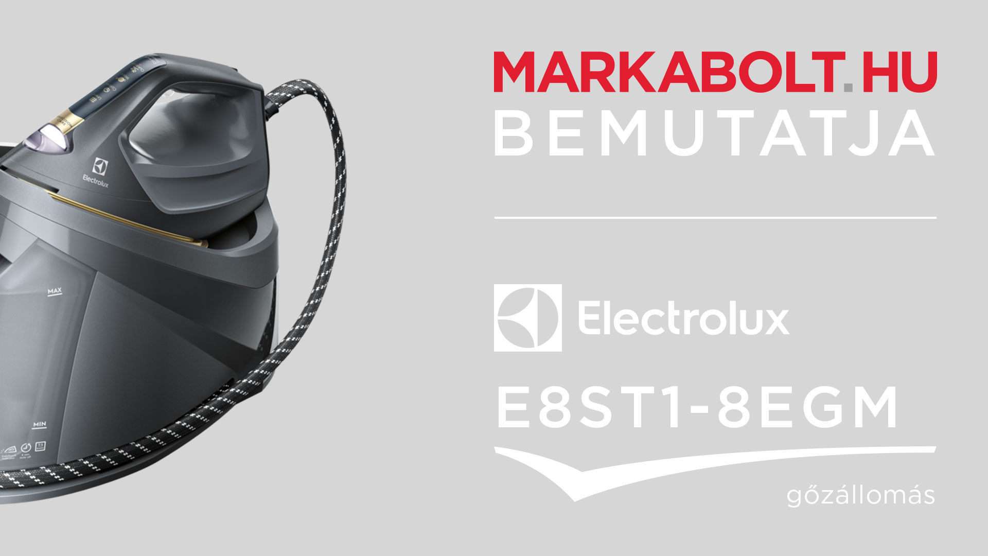 N&eacute;zd meg a Electrolux E8ST1-8EGM vide&oacute;j&aacute;t