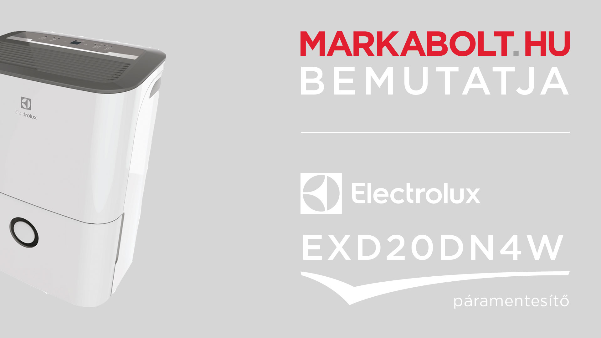N&eacute;zd meg a Electrolux EXD20DN4W vide&oacute;j&aacute;t