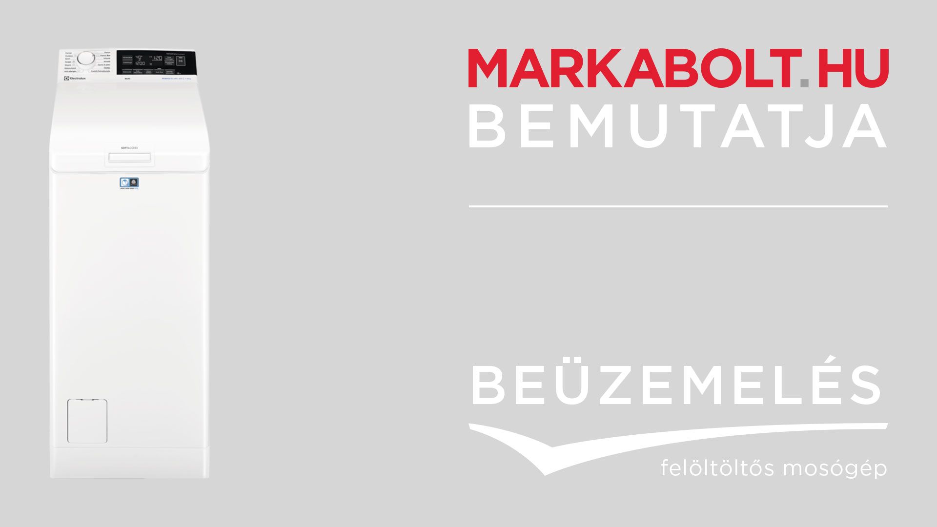 N&eacute;zd meg a fel&uuml;lt&ouml;ltős mos&oacute;g&eacute;p be&uuml;zemel&eacute;s vide&oacute;j&aacute;t