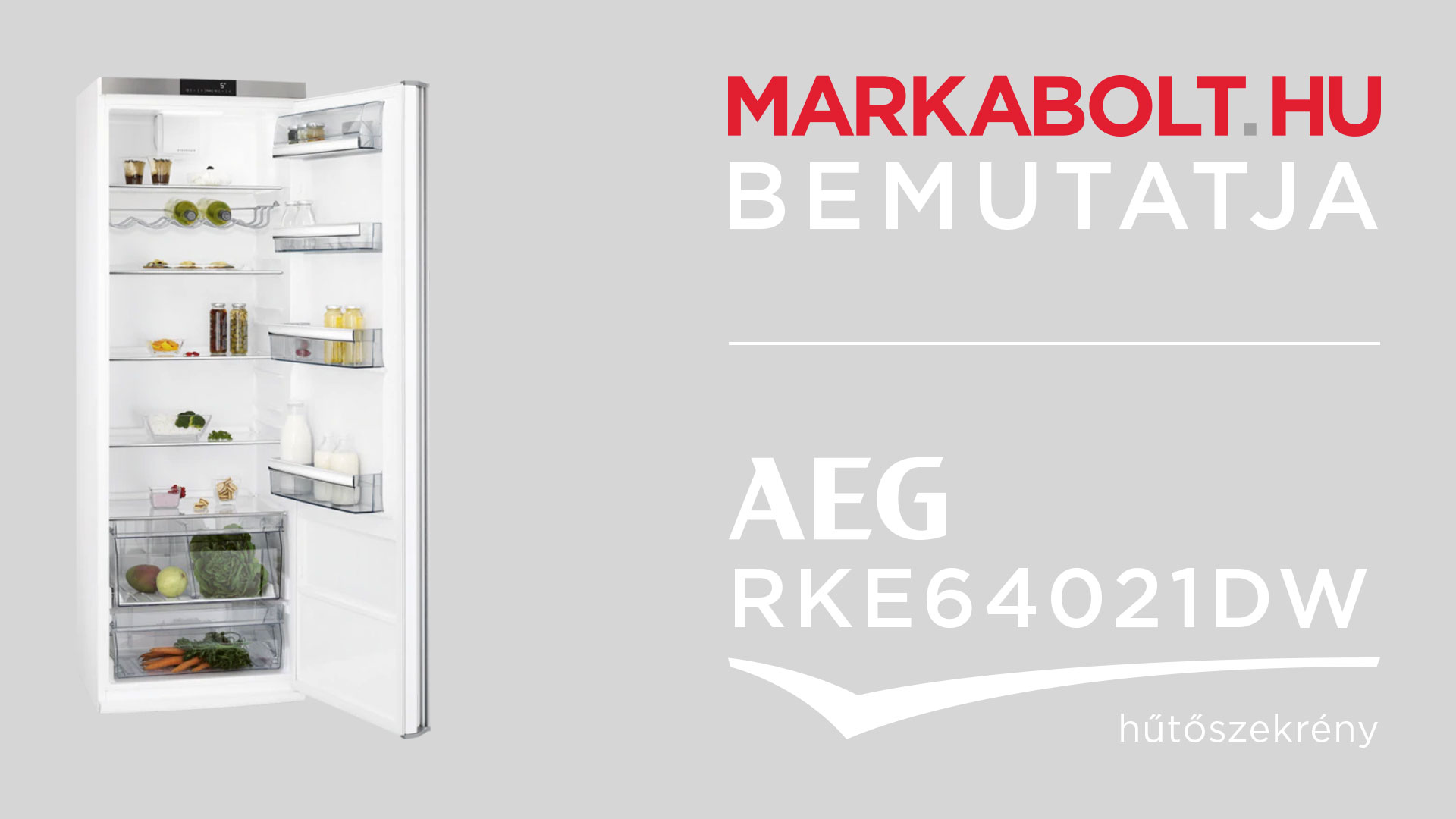 N&eacute;zd meg a AEG RKE64021DW vide&oacute;j&aacute;t
