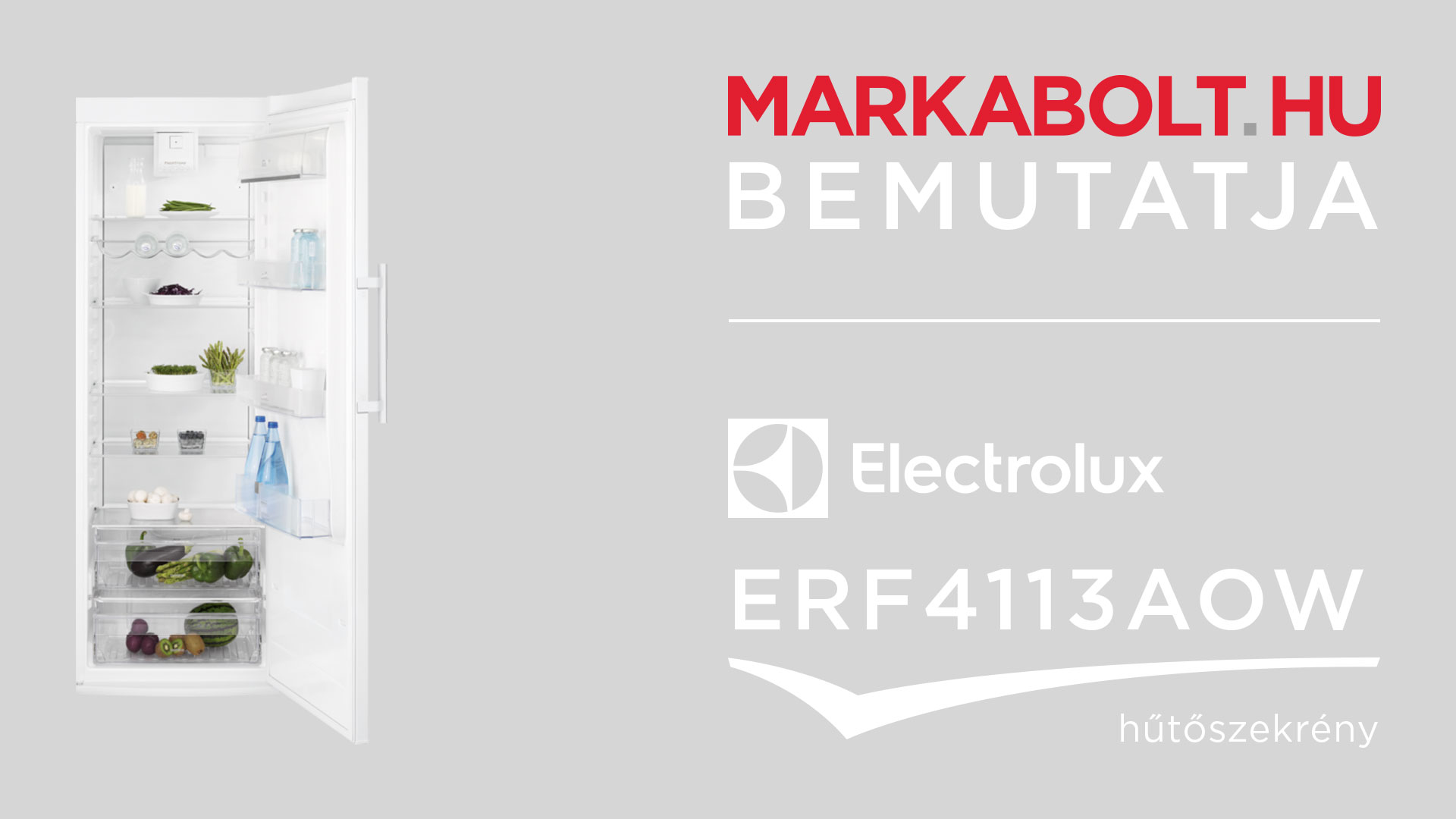 N&eacute;zd meg a Electrolux ERF4113AOW vide&oacute;j&aacute;t
