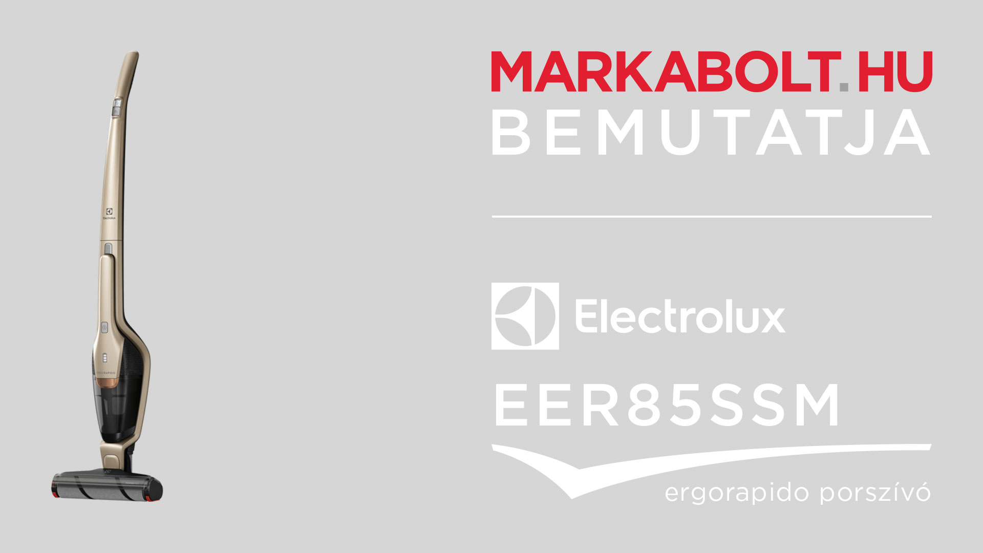 N&eacute;zd meg a Electrolux EER85SSM vide&oacute;j&aacute;t