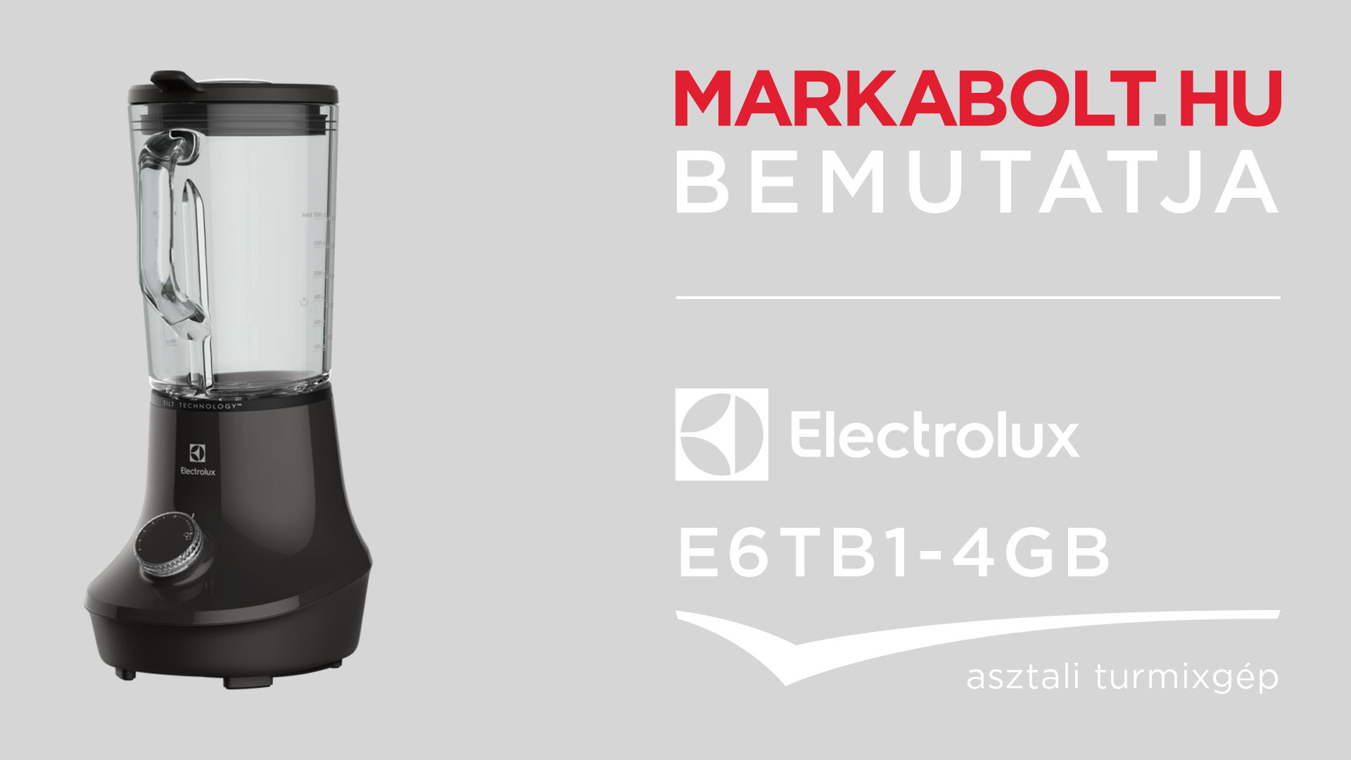 N&eacute;zd meg a Electrolux E6TB1-4GB vide&oacute;j&aacute;t