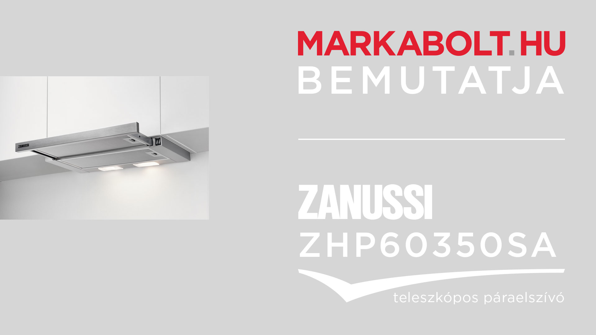 N&eacute;zd meg a Zanussi ZHP60350SA vide&oacute;j&aacute;t