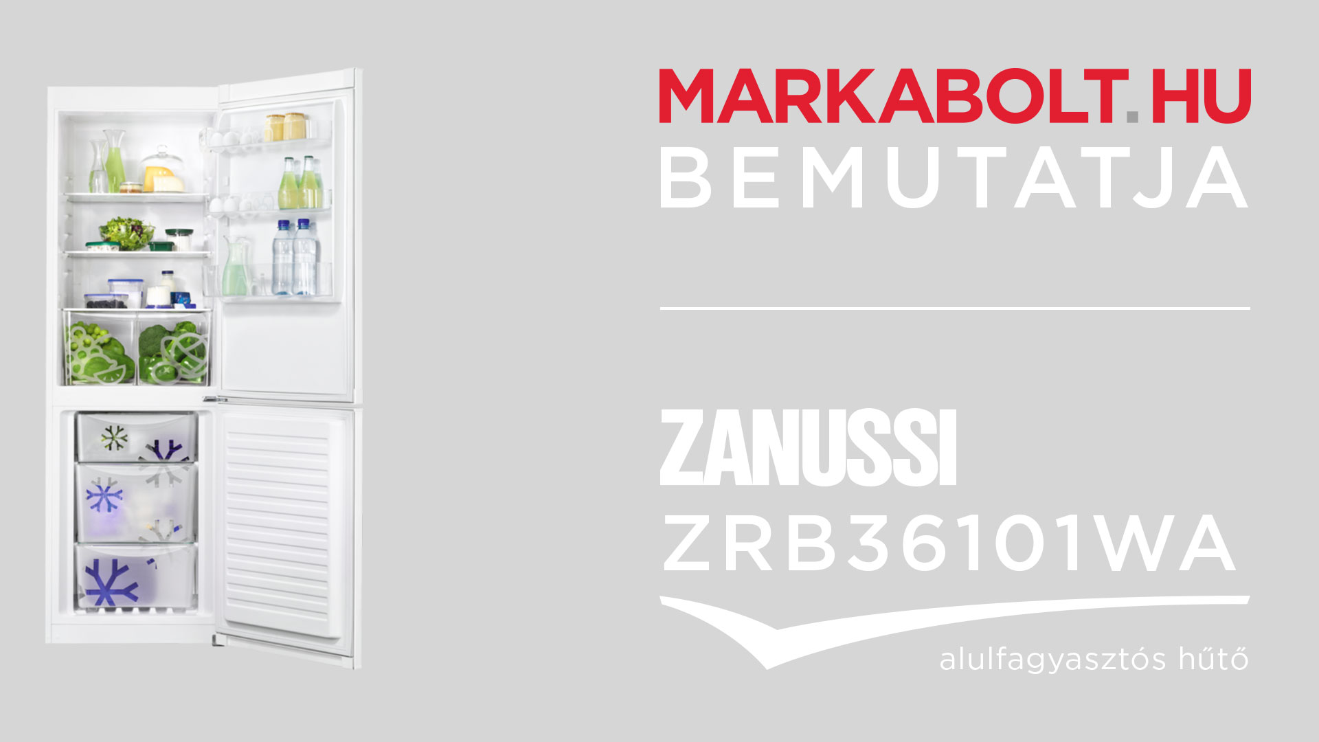N&eacute;zd meg a Zanussi ZRB 36101 WA vide&oacute;j&aacute;t