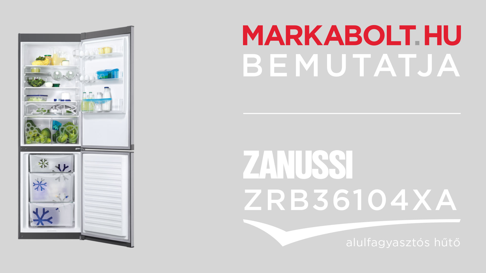 N&eacute;zd meg a Zanussi ZRB 36104 XA vide&oacute;j&aacute;t