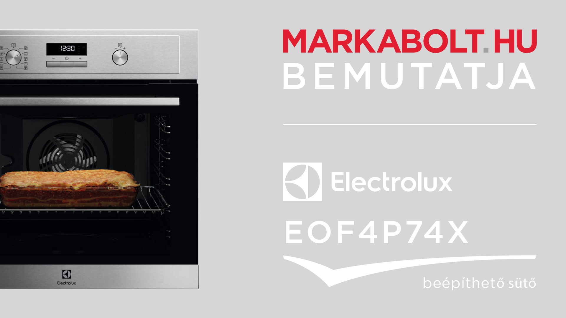 N&eacute;zd meg a Electrolux EOF4P74X vide&oacute;j&aacute;t