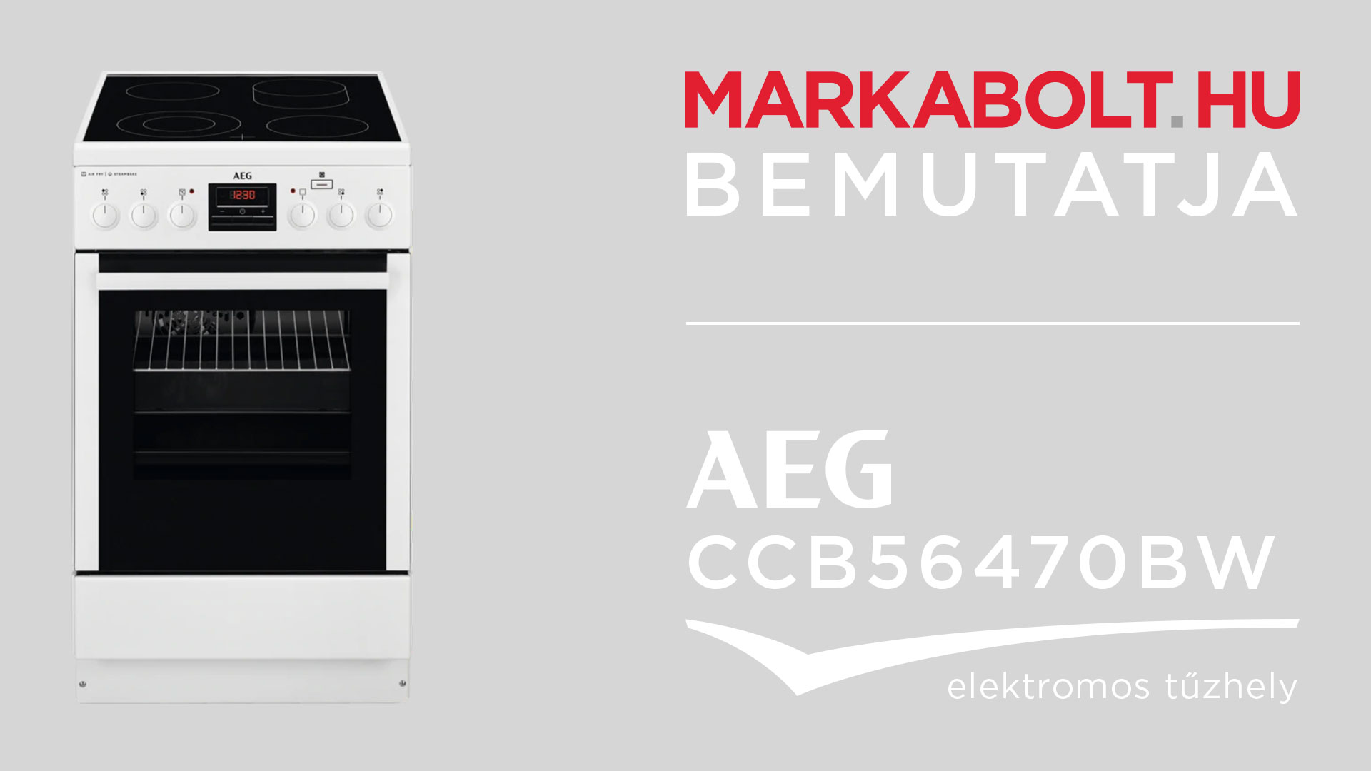 N&eacute;zd meg a AEG CCB56470BW vide&oacute;j&aacute;t