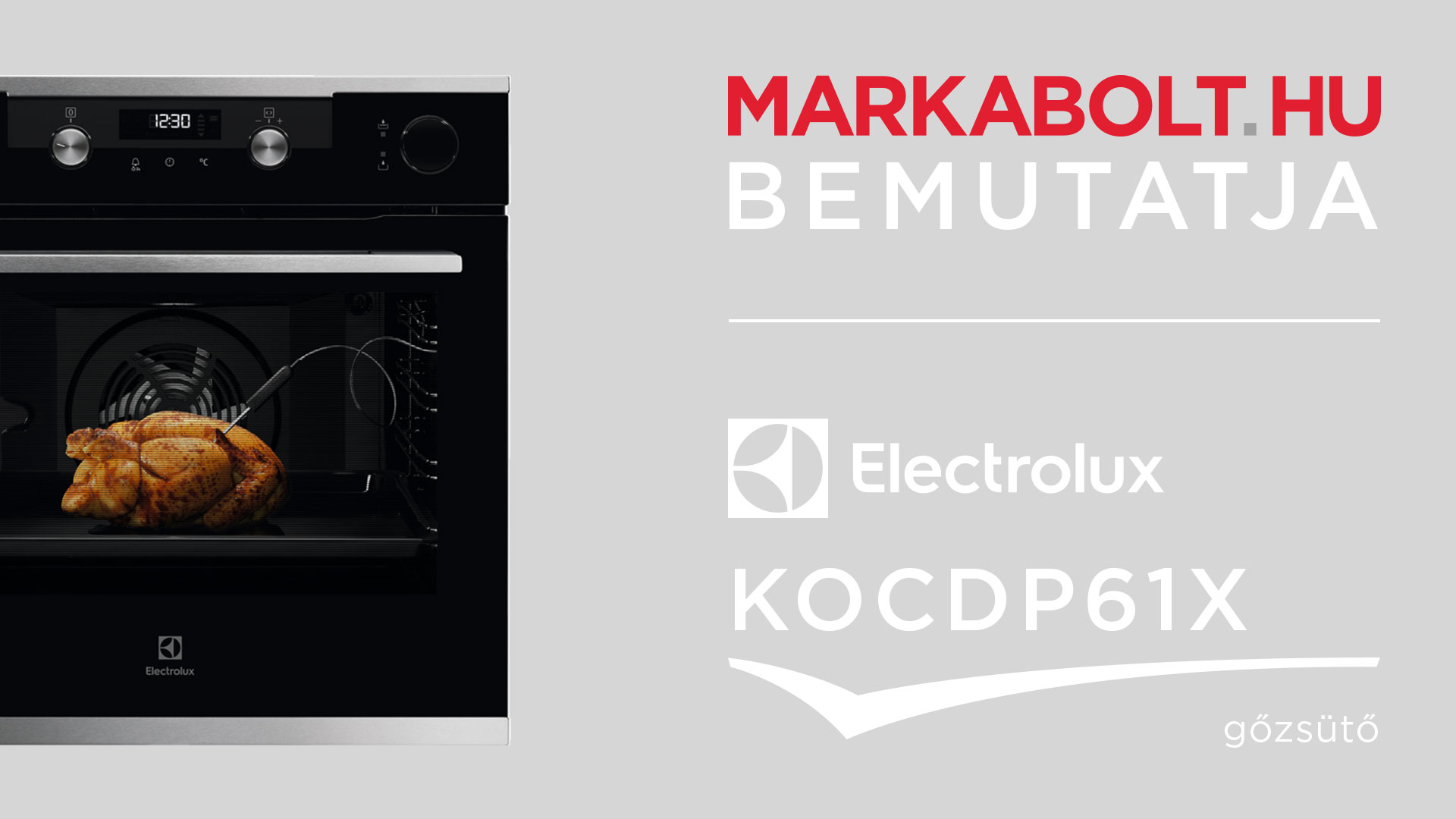 N&eacute;zd meg a Electrolux KOCDP61X vide&oacute;j&aacute;t