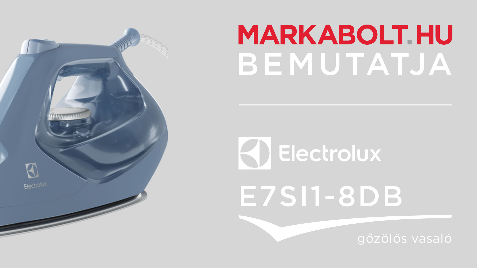 N&eacute;zd meg a Electrolux E7SI1-8DB vide&oacute;j&aacute;t
