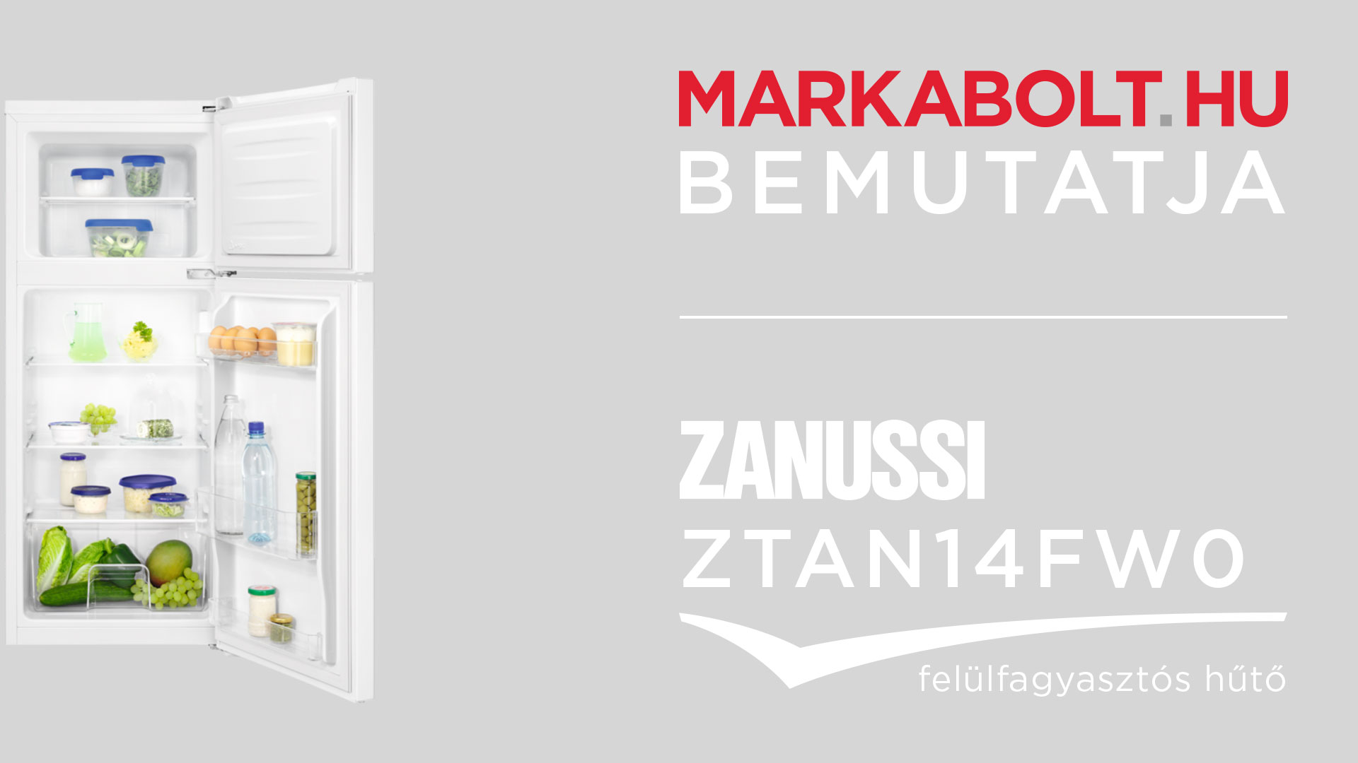 N&eacute;zd meg a Zanussi ZTAN14FW0 vide&oacute;j&aacute;t