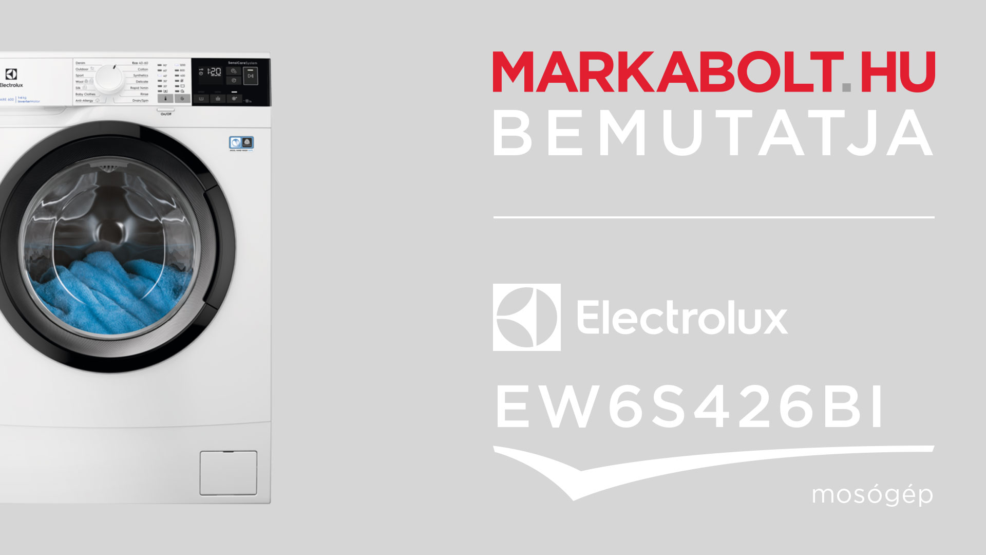 N&eacute;zd meg a Electrolux EW6S426BI vide&oacute;j&aacute;t