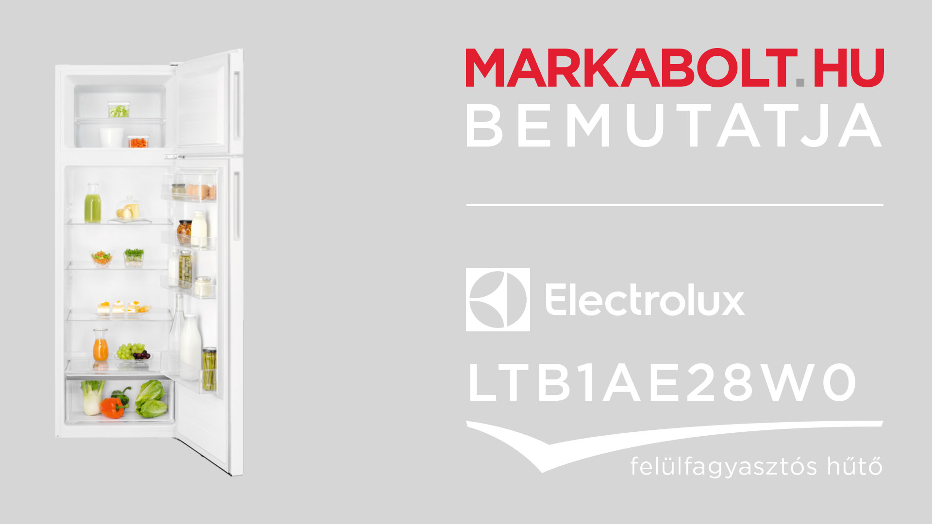 N&eacute;zd meg a Electrolux LTB1AE28W0 vide&oacute;j&aacute;t