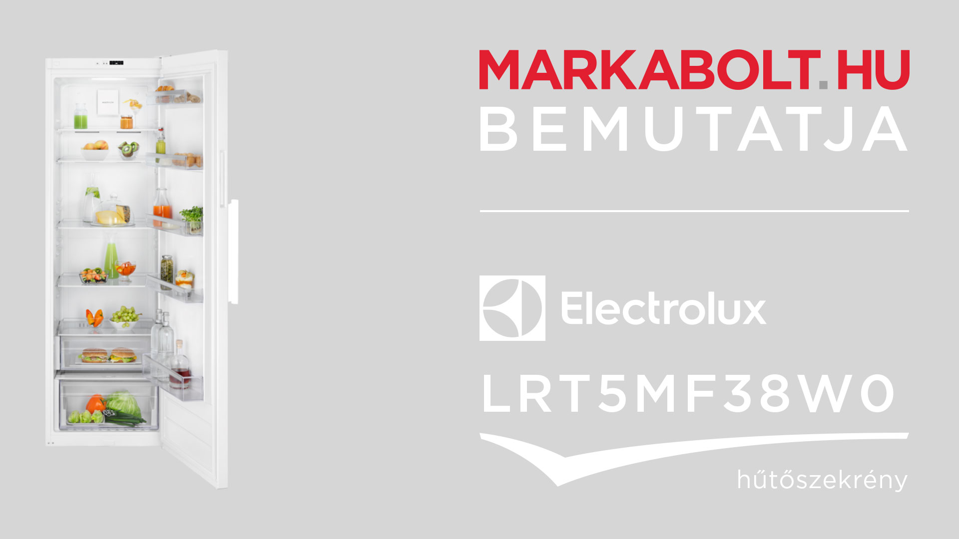 N&eacute;zd meg a Electrolux LRT5MF38W0 vide&oacute;j&aacute;t